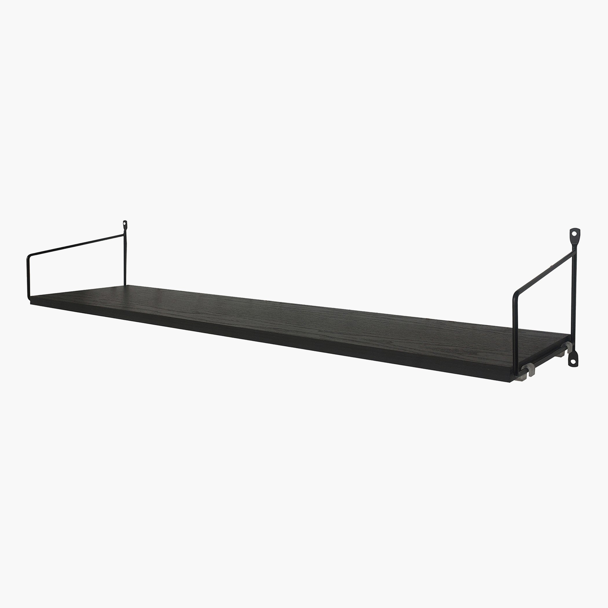Monty Large 1-Tier Metal Shelf - 80x20x17 cm-hbxfurniture-mediaunitsandstorage-wallshelves-image-2