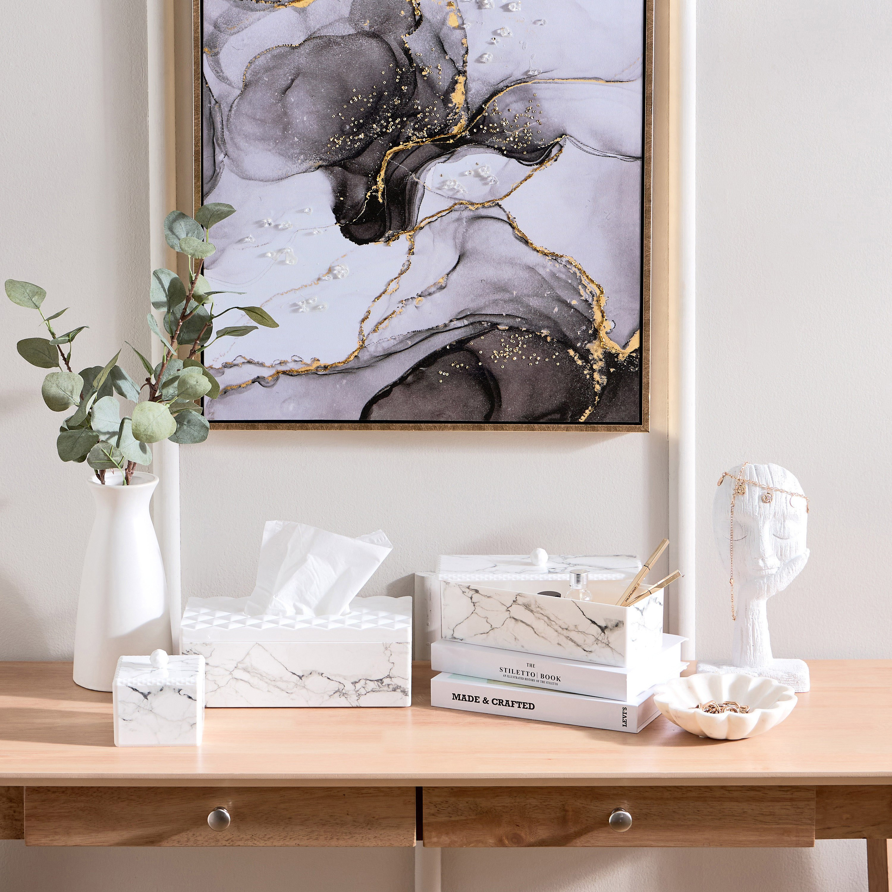 صندوق مستحضرات تجميل رخامي - 23.3x9.5x9.3 سم-hbxbedroom-bedroomaccessories-jewelleryboxesandholders-image-6