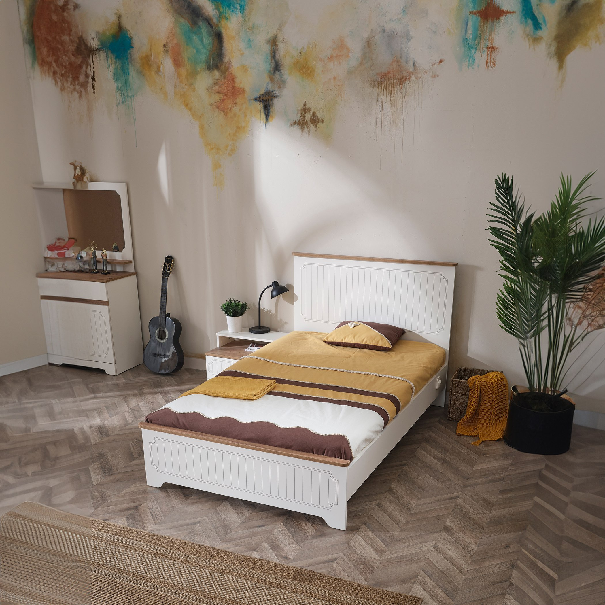 Listro Twin Smart Bed - 120x200 cm-hbxbedroom-bedsandbedsets-beds-twin-image-3