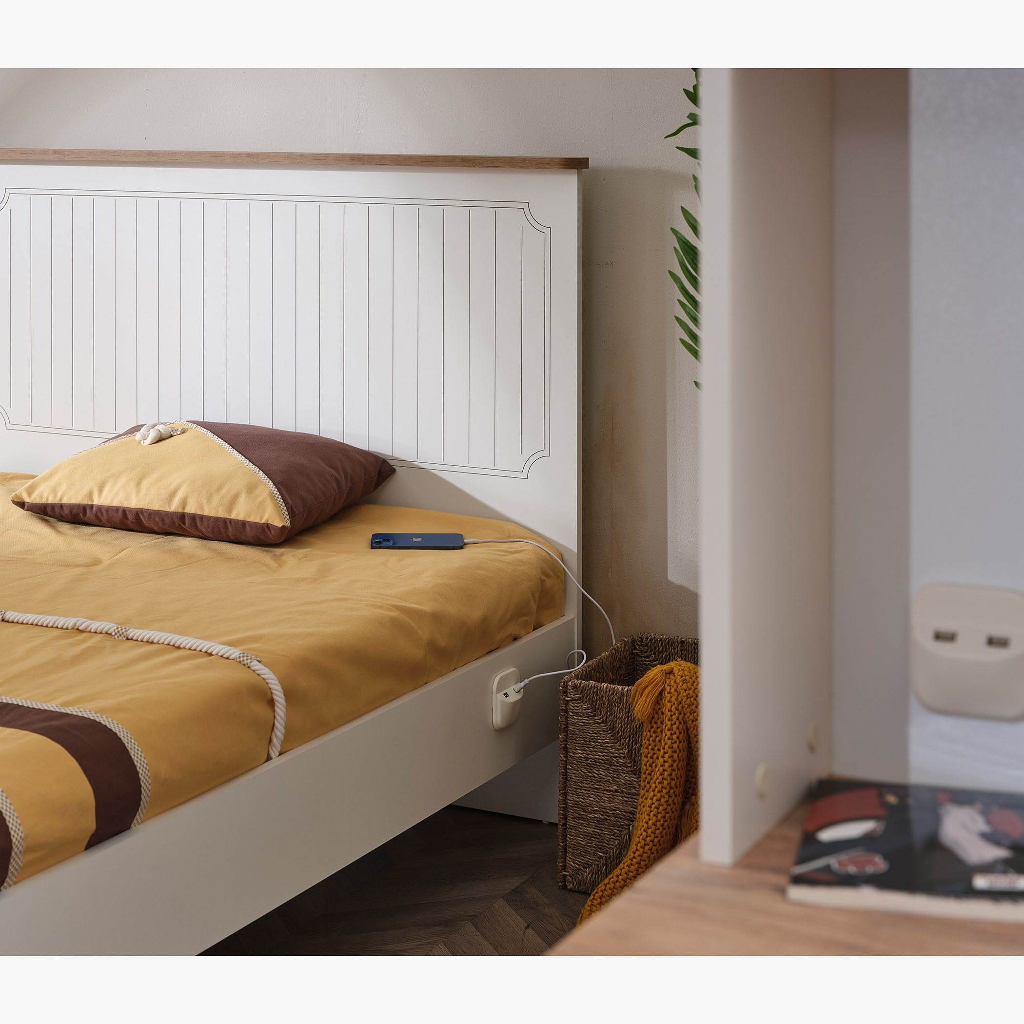 Listro Twin Smart Bed - 120x200 cm-hbxbedroom-bedsandbedsets-beds-twin-image-4