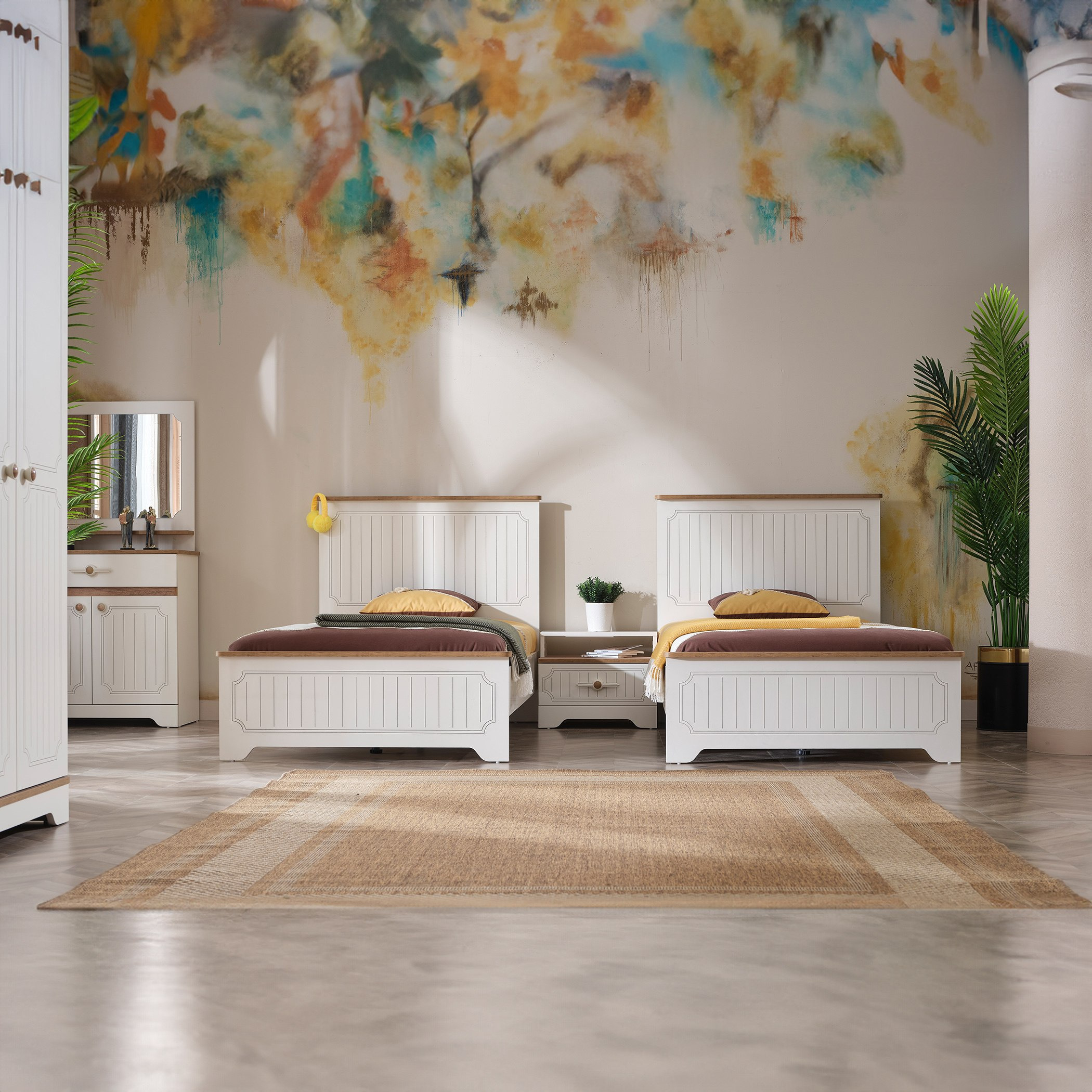 Listro Twin Smart Bed - 120x200 cm-hbxbedroom-bedsandbedsets-beds-twin-image-7
