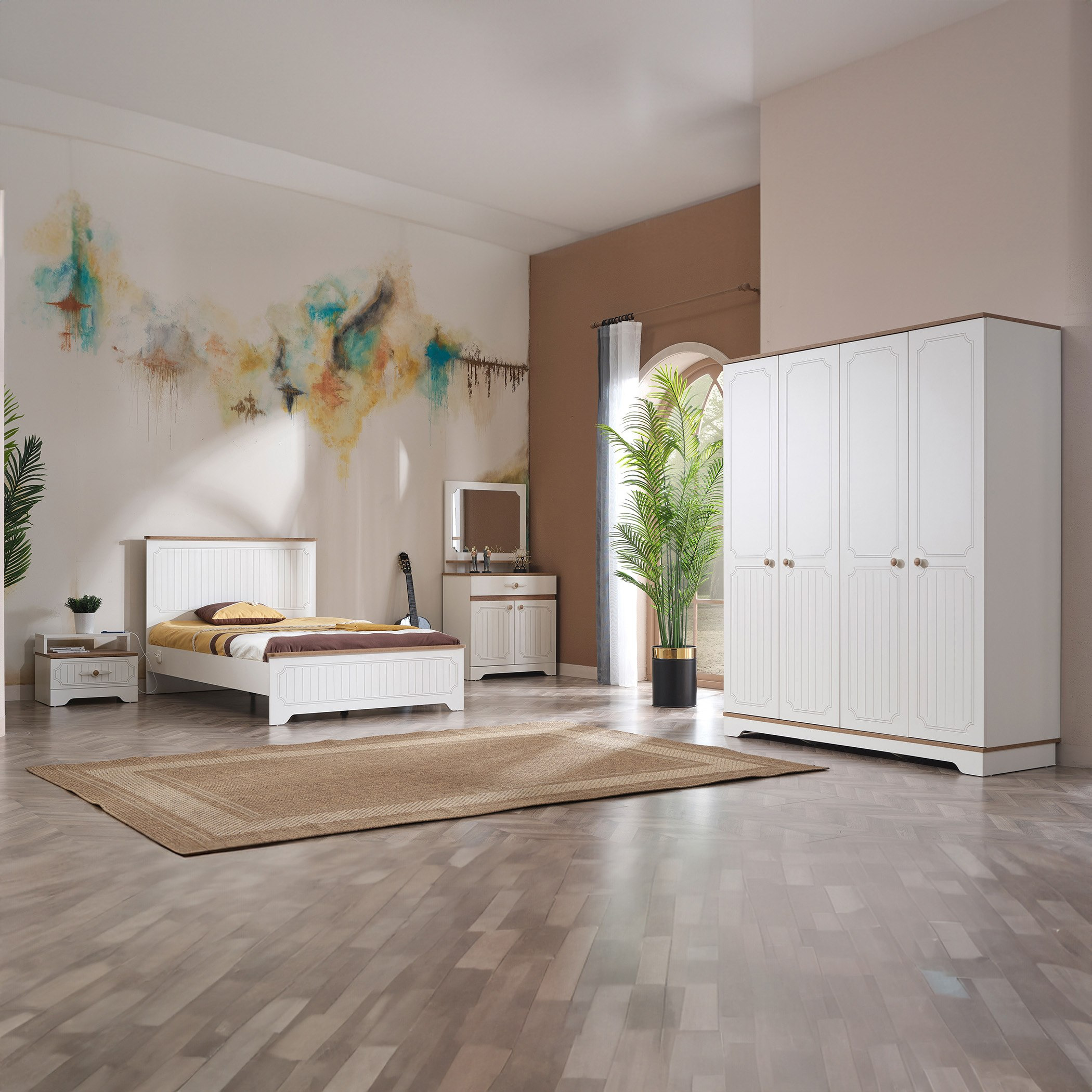Listro Twin Smart Bed - 120x200 cm-hbxbedroom-bedsandbedsets-beds-twin-image-8