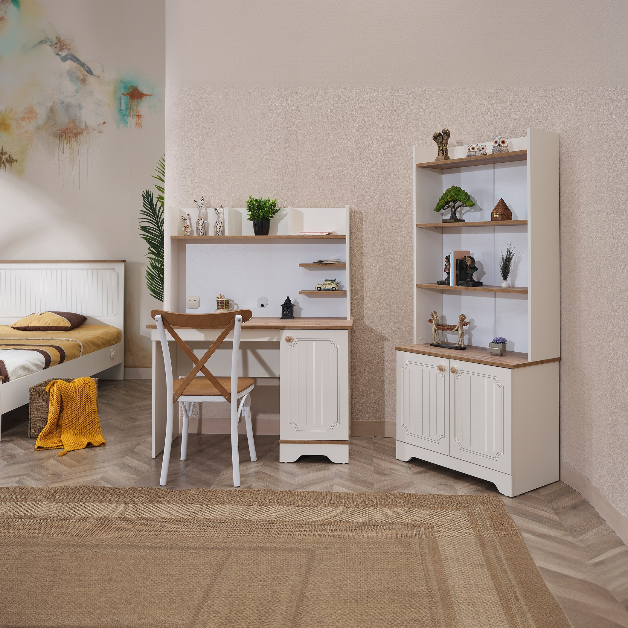 مكتب دراسة ذكي ووحدة تخزين من ليسترو-hbxfurniture-office-desks-image-4
