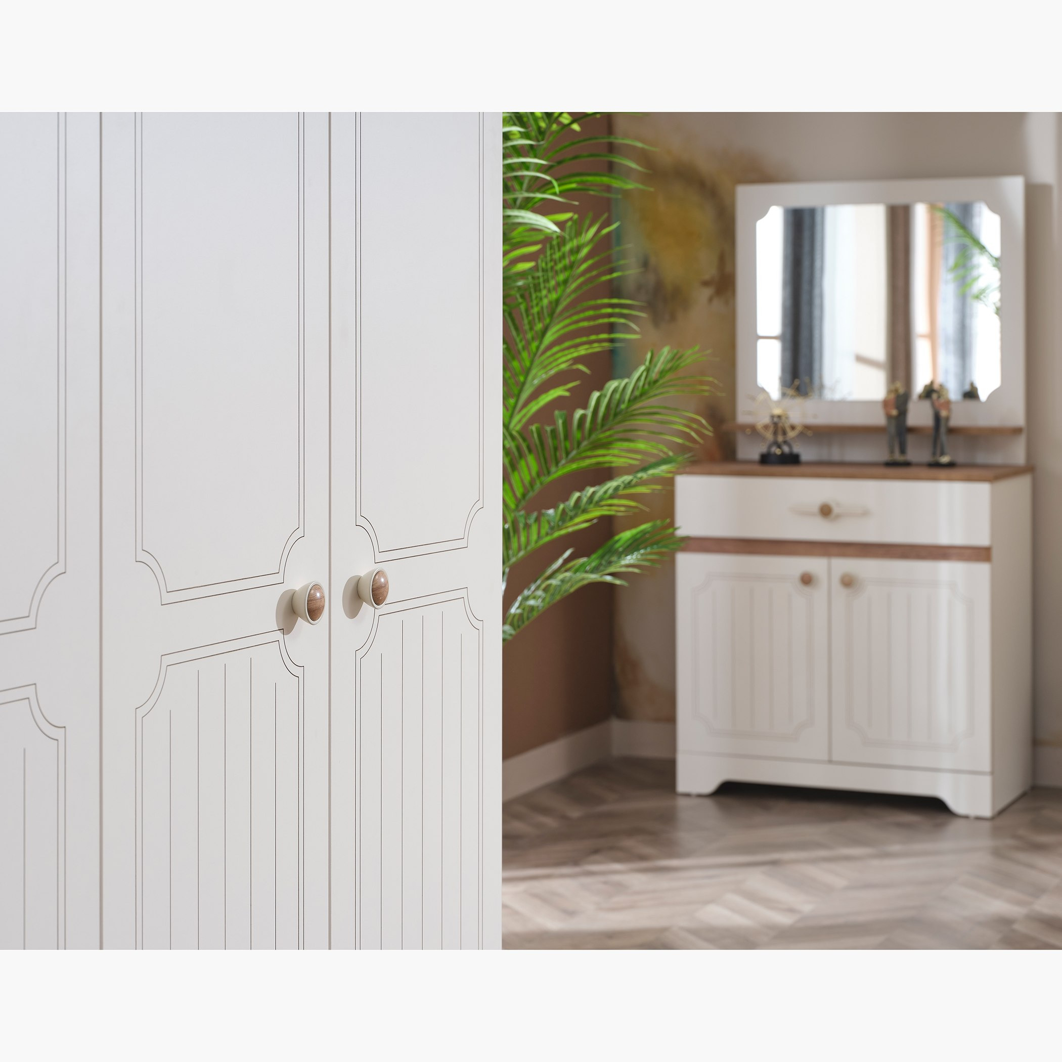 Listro 1-Drawer and 2-Door Dresser with Mirror-hbxfurniture-kidsroom-kidsdressersandmirrors-image-3