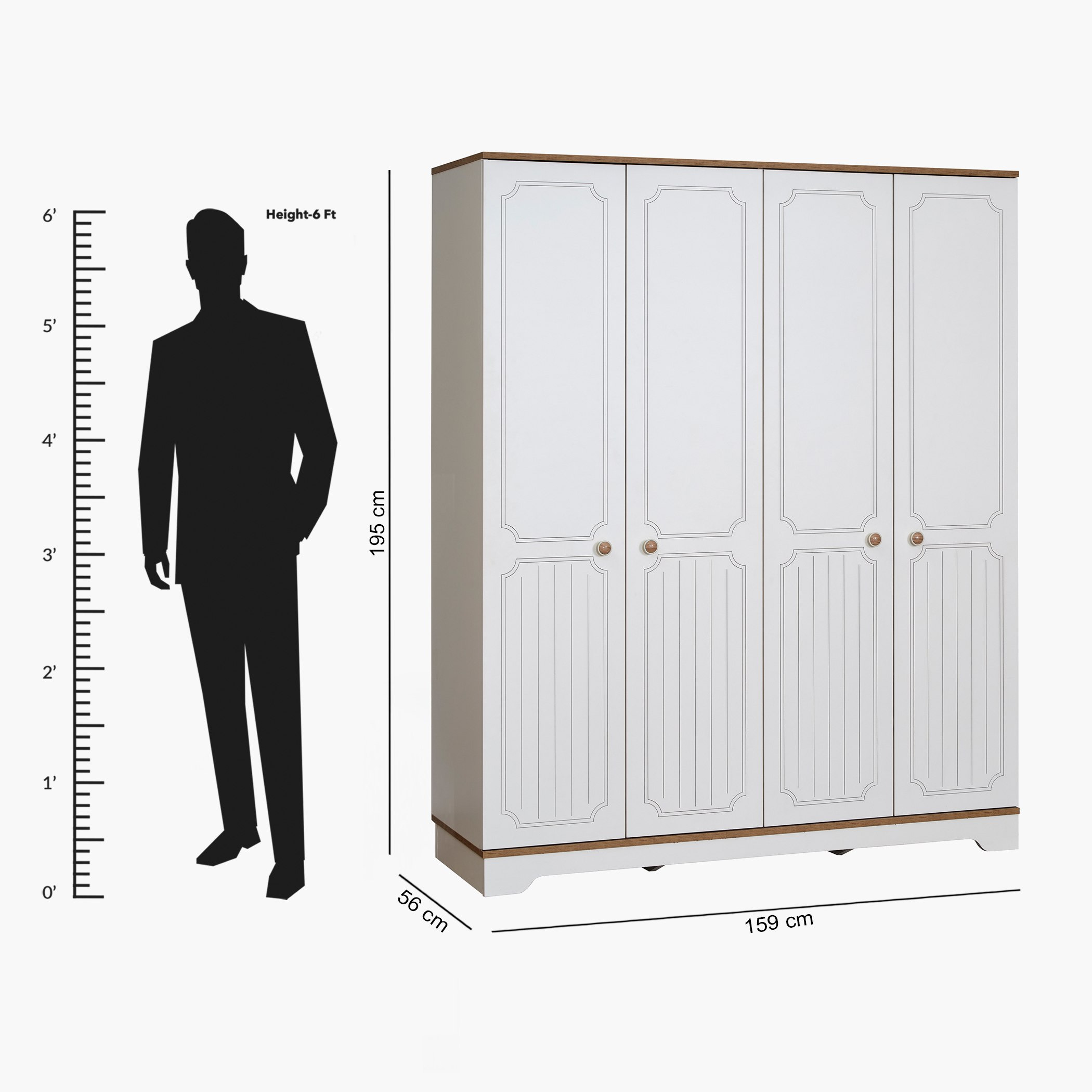 خزانة ملابس 4 أبواب من ليسترو-hbxfurniture-wardrobes-image-15