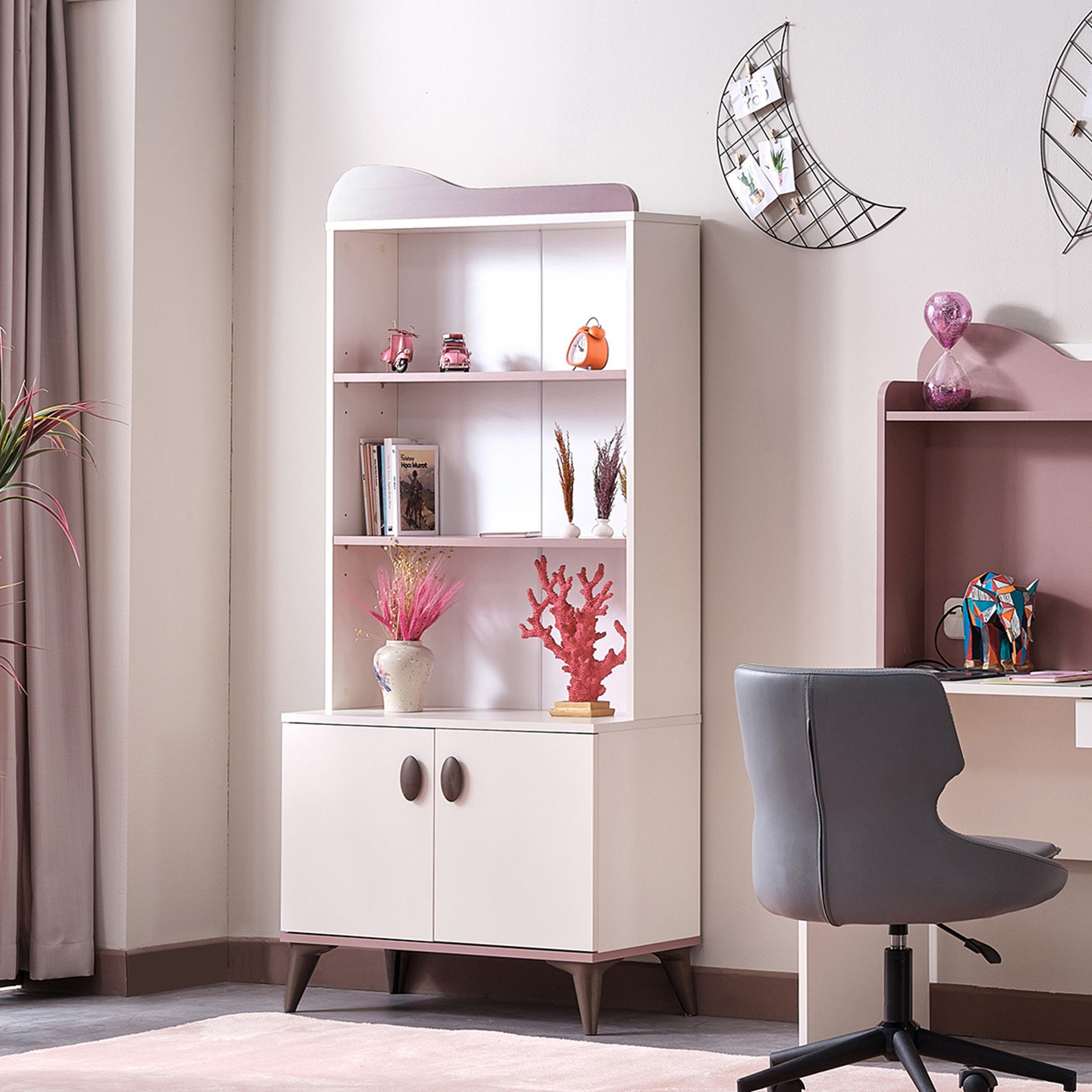 Maybelle 2-Door Bookcase-hbxfurniture-office-bookcases-image-2