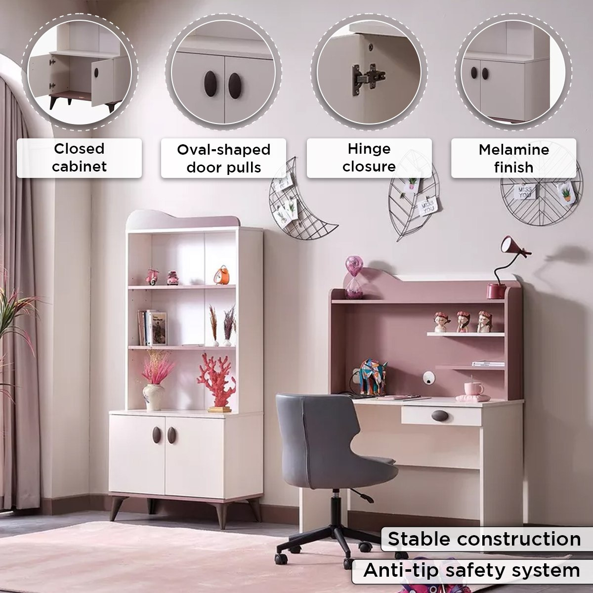 Maybelle 2-Door Bookcase-hbxfurniture-office-bookcases-image-6