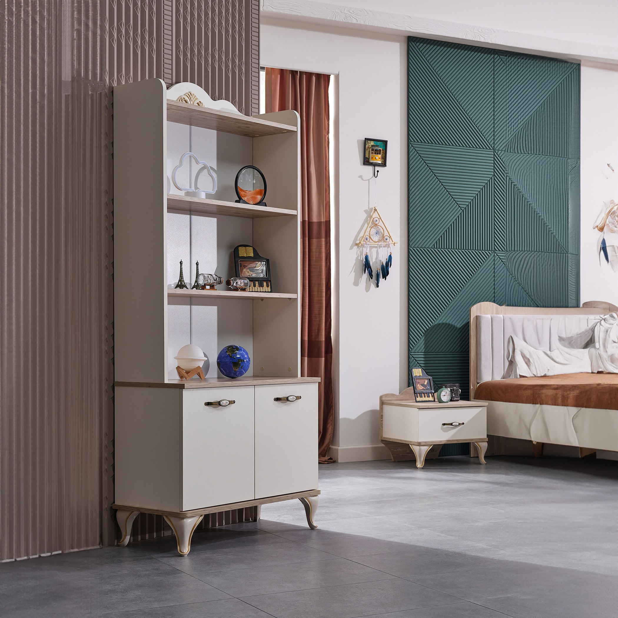 خزانة كتب ببابين من ميدوو-hbxfurniture-office-bookcases-image-2