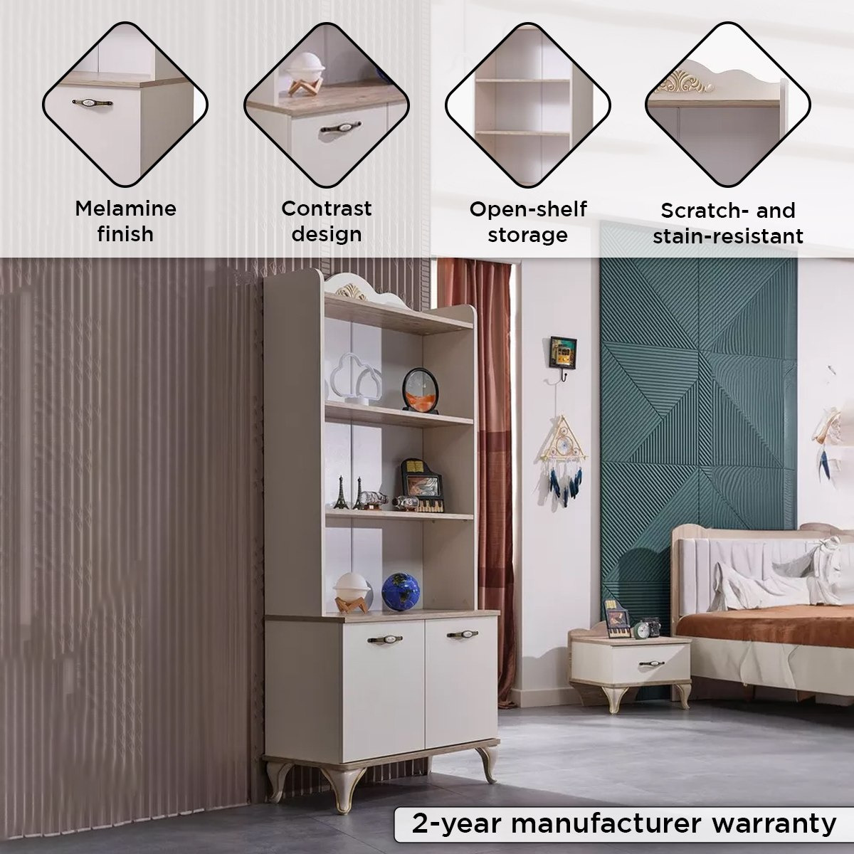 خزانة كتب ببابين من ميدوو-hbxfurniture-office-bookcases-image-5