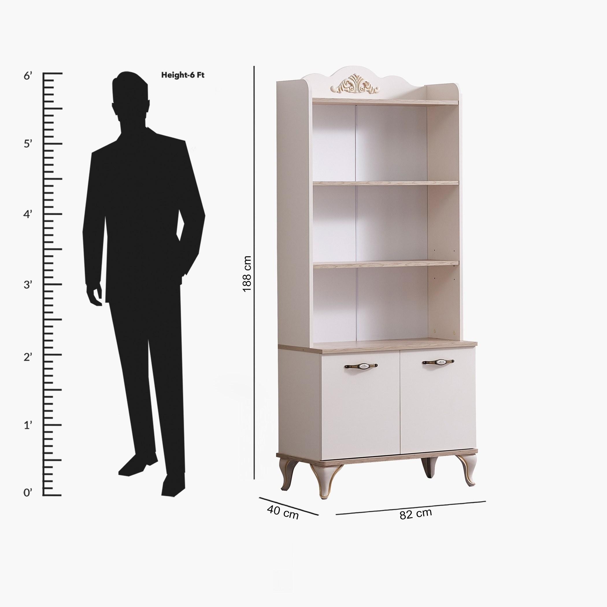 خزانة كتب ببابين من ميدوو-hbxfurniture-office-bookcases-image-12