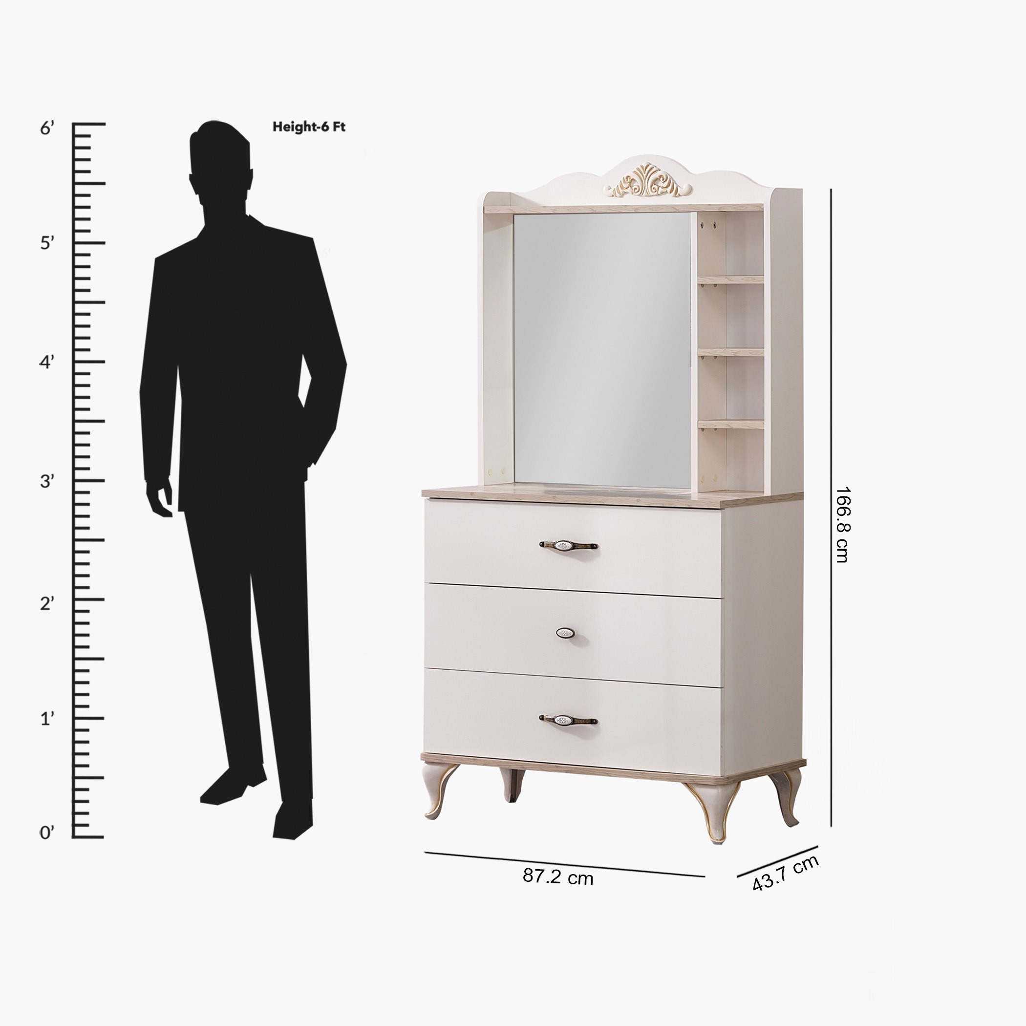Meadow 3-Drawer Dresser With Mirror Storage and Shelves-hbxfurniture-kidsroom-kidsdressersandmirrors-image-13