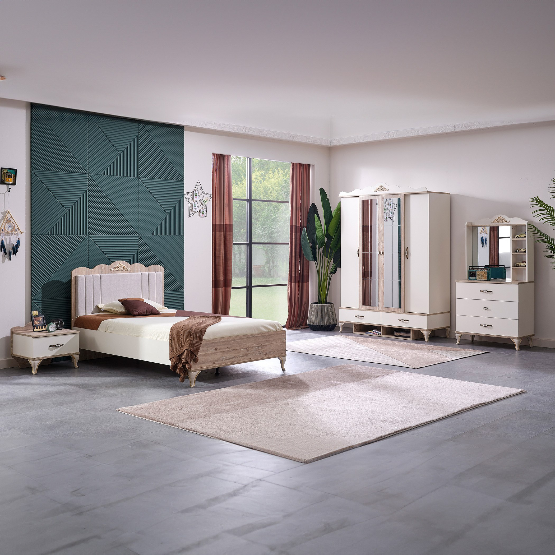Meadow 4-Door Wardrobe with 2-Drawers and 2-Mirrors-hbxfurniture-wardrobes-image-10