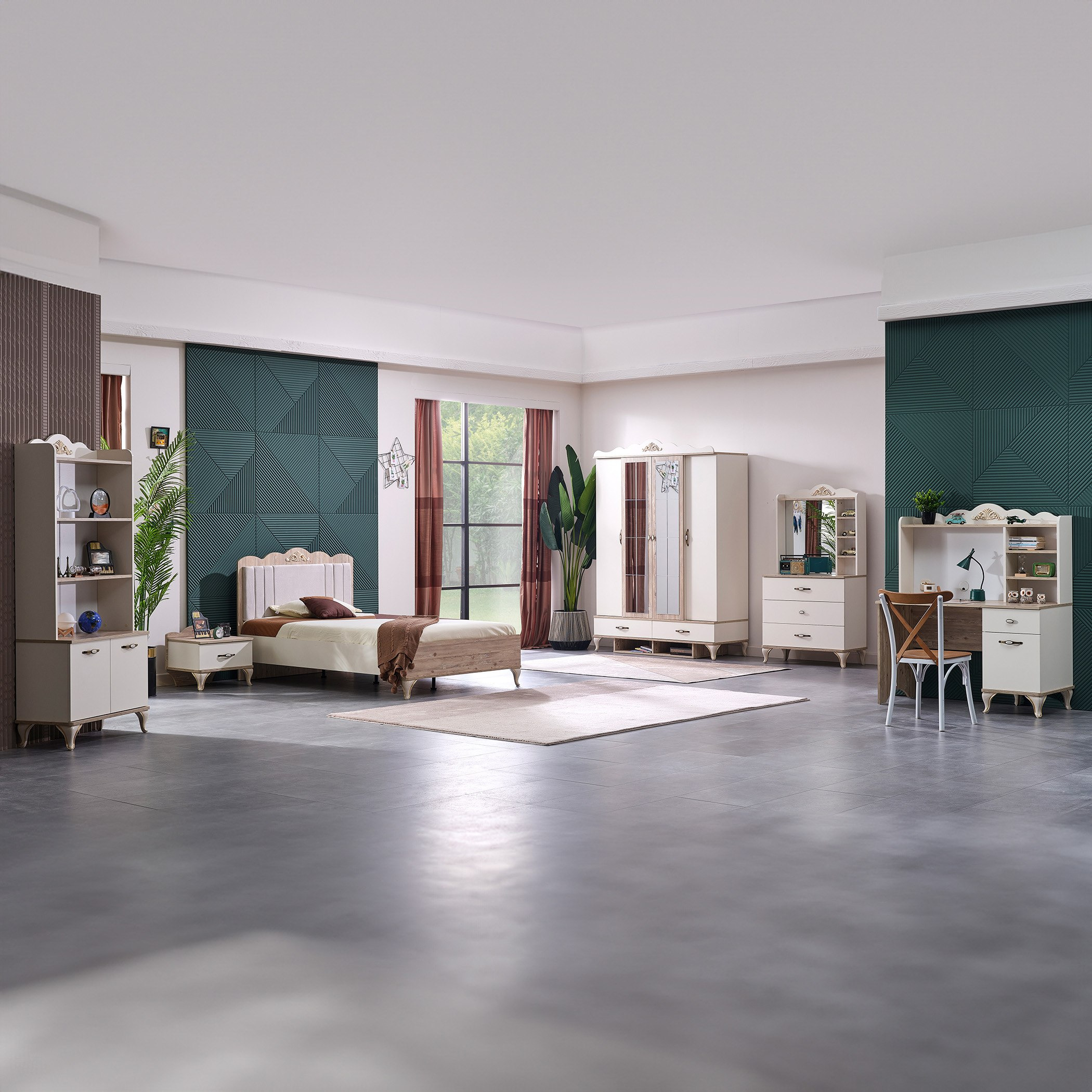 Meadow 4-Door Wardrobe with 2-Drawers and 2-Mirrors-hbxfurniture-wardrobes-image-12