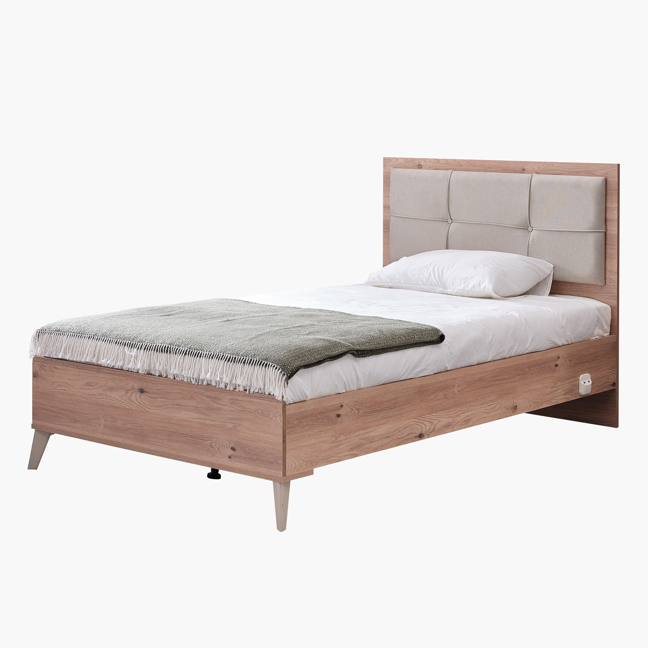 سرير توين ذكي بلوح رأسي منجّد - نابولي من موڤو - 120×200 سم-hbxbedroom-bedsandbedsets-beds-twin-image-3