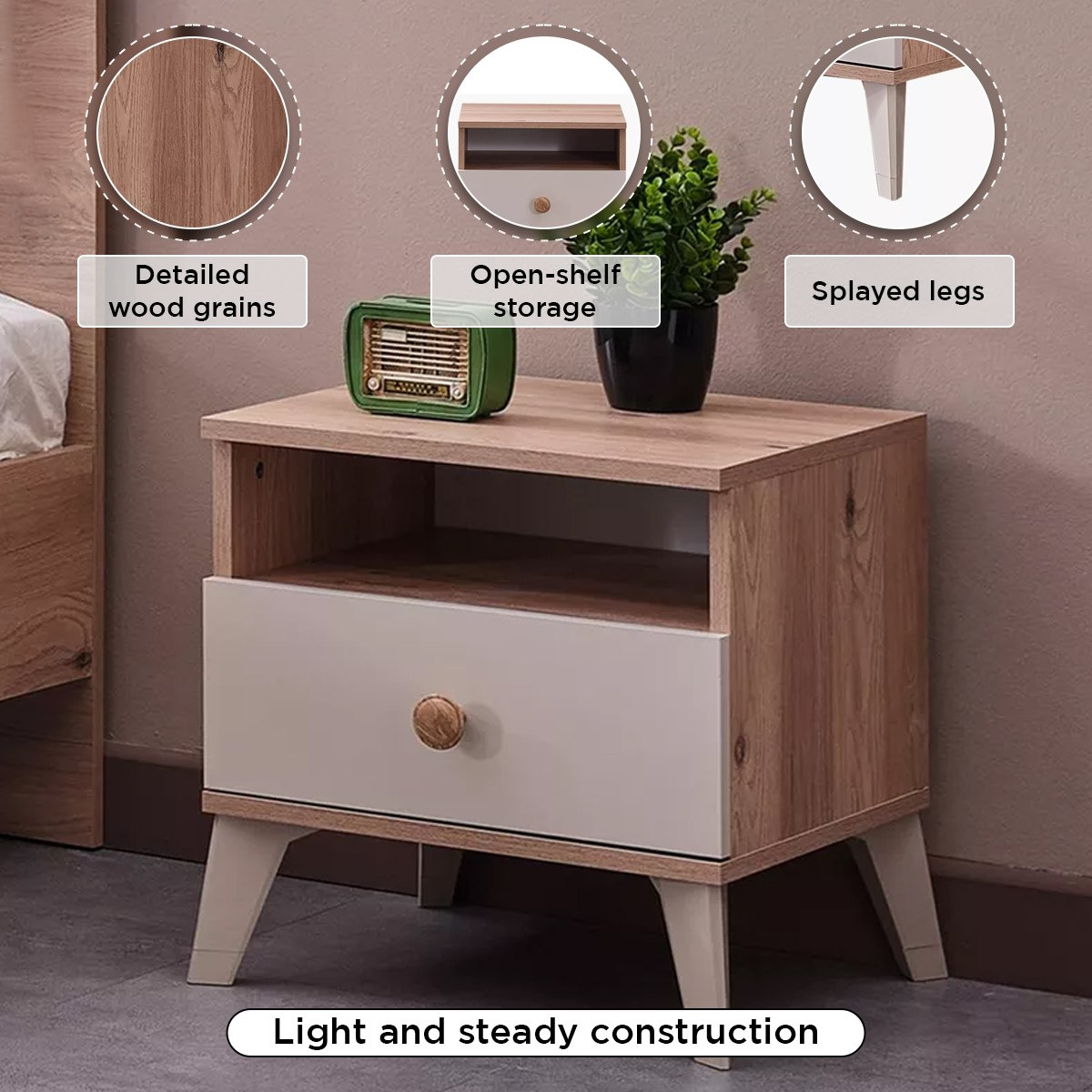 طاولة سرير جانبية بدرج - نابولي من موڤو-hbxkidsandyouth-nightstands-image-6