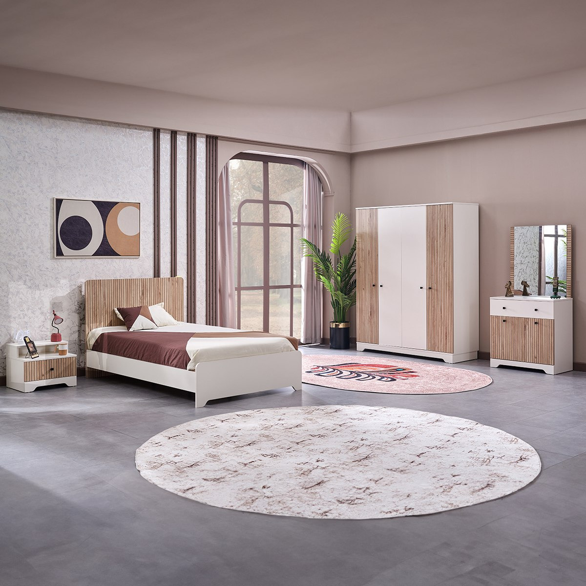 Movo Polo 1-Drawer 2-Door Dresser with Mirror-hbxfurniture-kidsroom-kidsdressersandmirrors-image-11