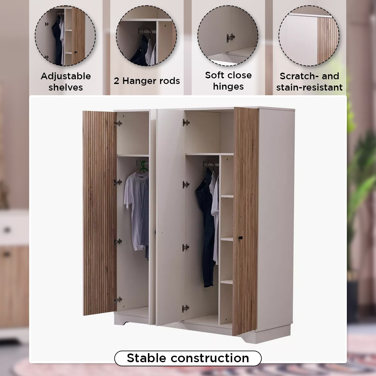 Movo Polo 4-Door Wardrobe-hbxfurniture-wardrobes-image-6
