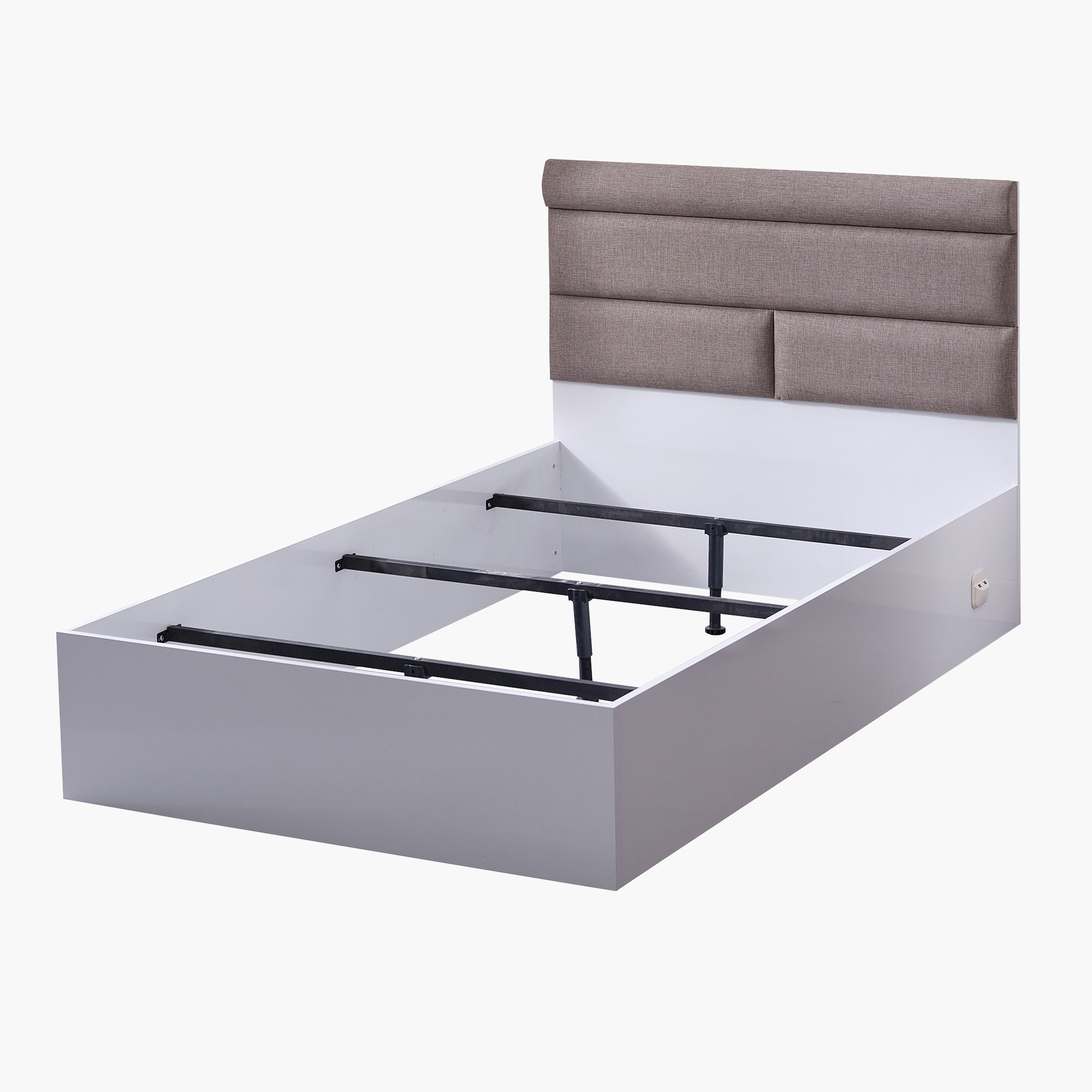 Star Smart Twin Bed with Upholstered Headboard - 120x200 cm-hbxbedroom-bedsandbedsets-beds-twin-image-12