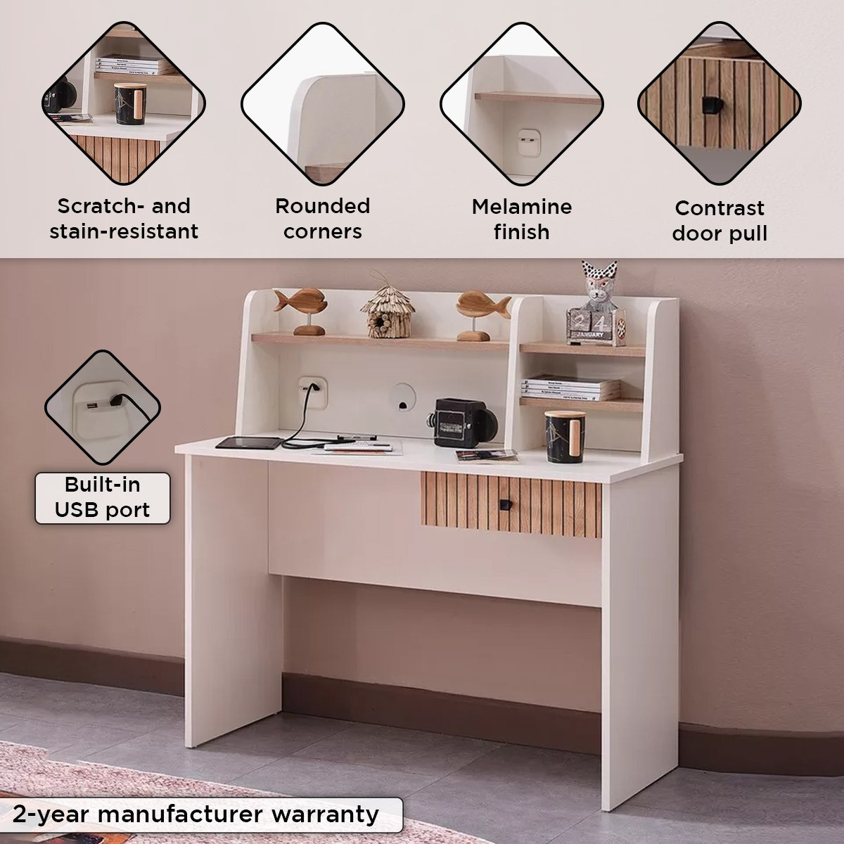 Movo Polo Study Desk and Hutch with USB-hbxfurniture-office-desks-image-5