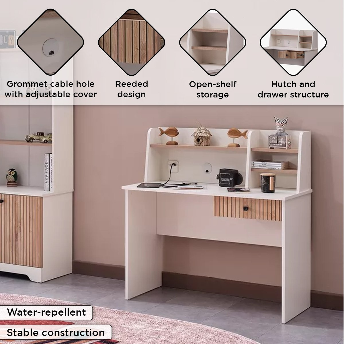 Movo Polo Study Desk and Hutch with USB-hbxfurniture-office-desks-image-6