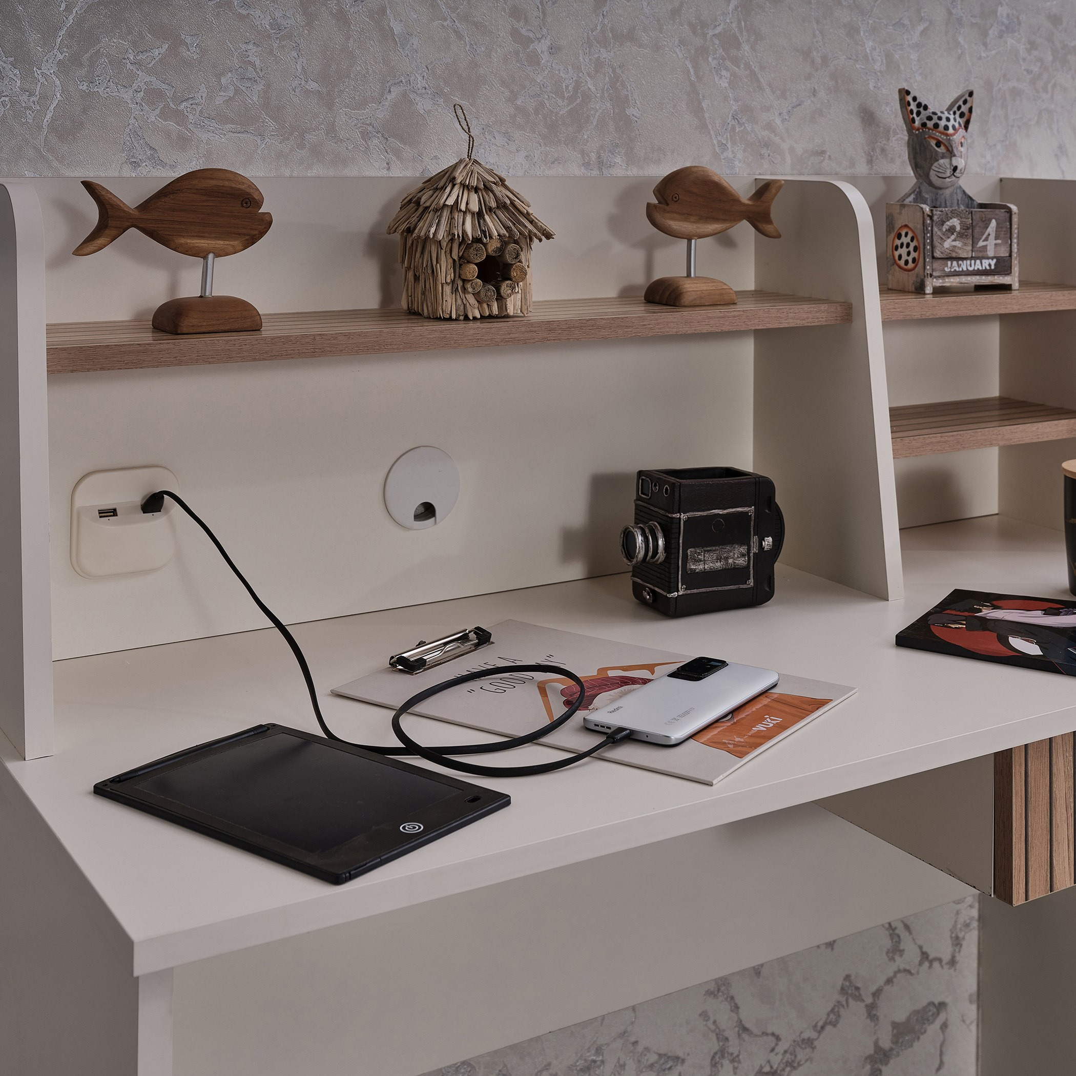 Movo Polo Study Desk and Hutch with USB-hbxfurniture-office-desks-image-10