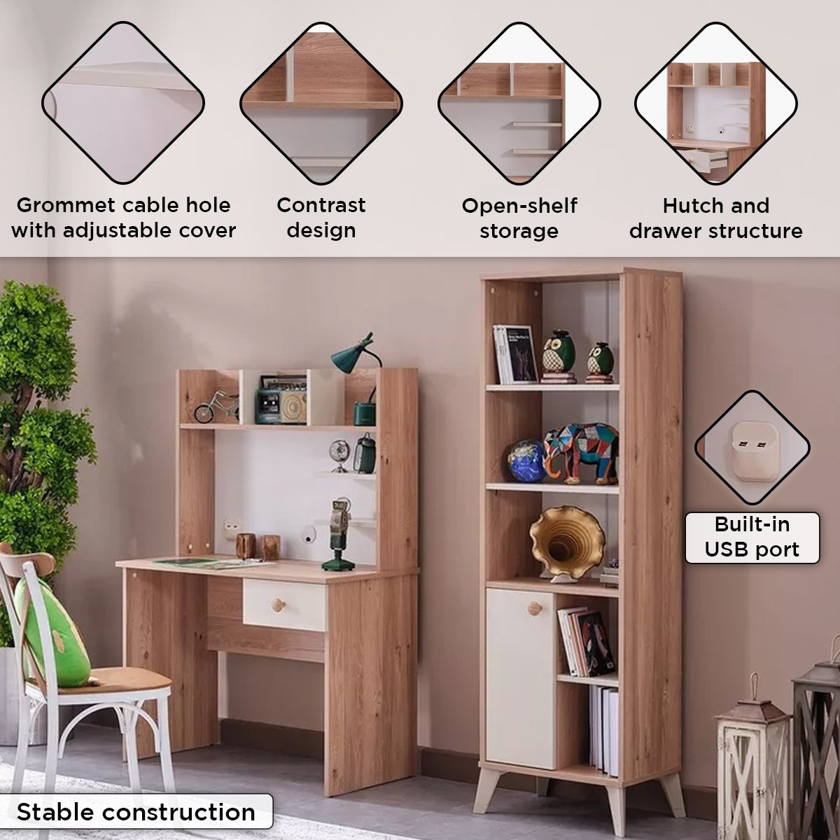 مكتب دراسة ذكي مع وحدة تخزين - نابولي من موڤو-hbxfurniture-office-desks-image-6