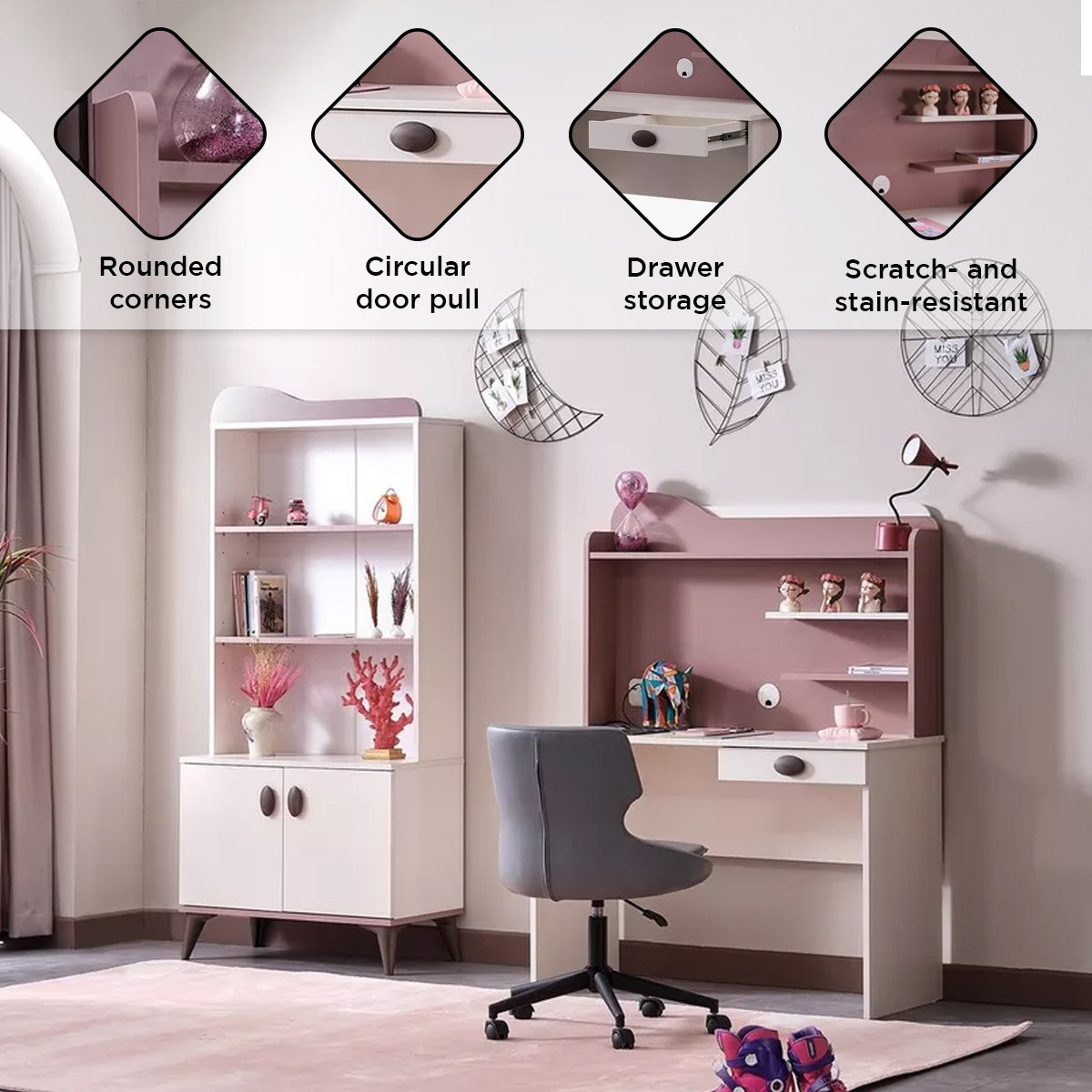 مكتب دراسة ذكي ووحدة تخزين من مايبل-hbxfurniture-office-desks-image-6