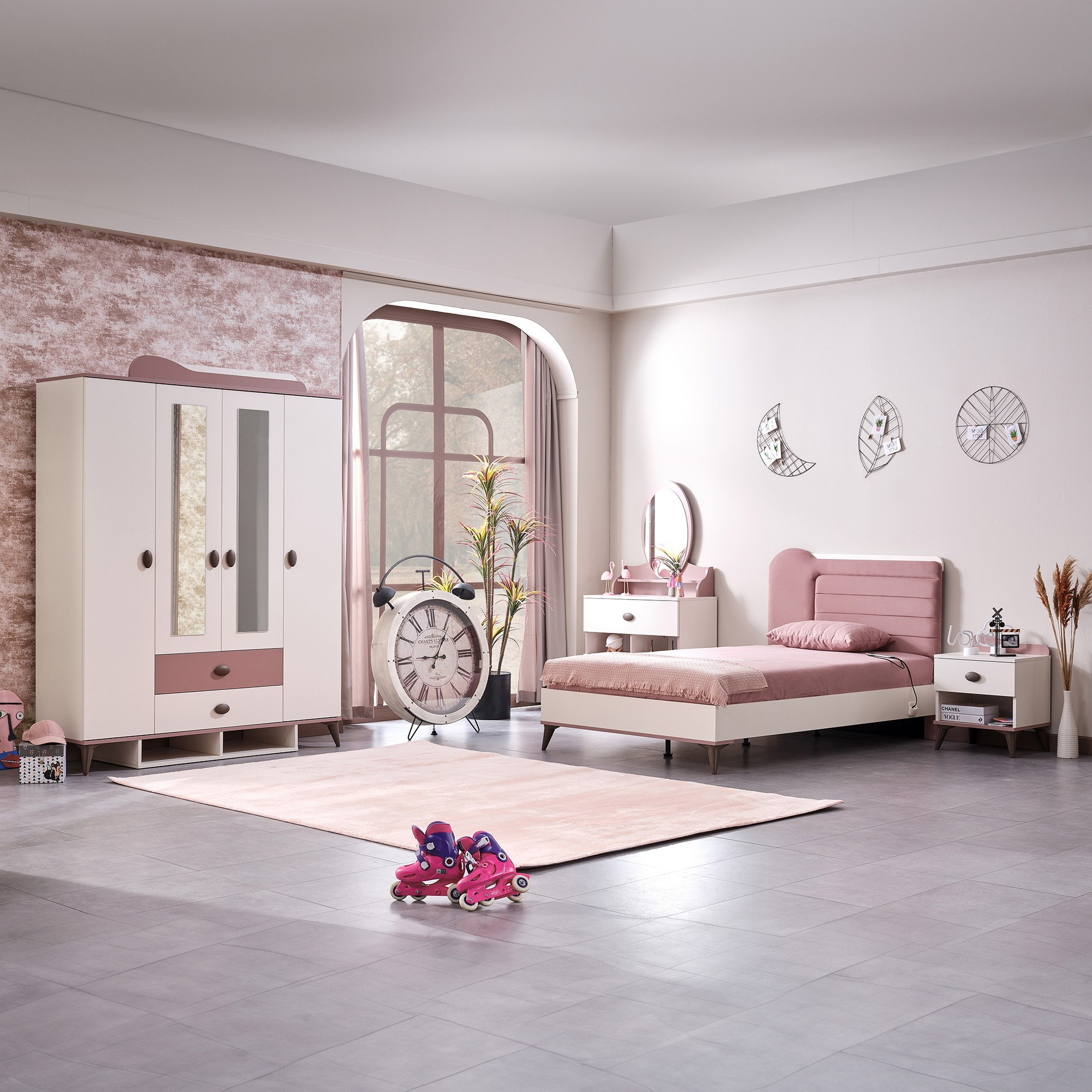 مكتب دراسة ذكي ووحدة تخزين من مايبل-hbxfurniture-office-desks-image-3