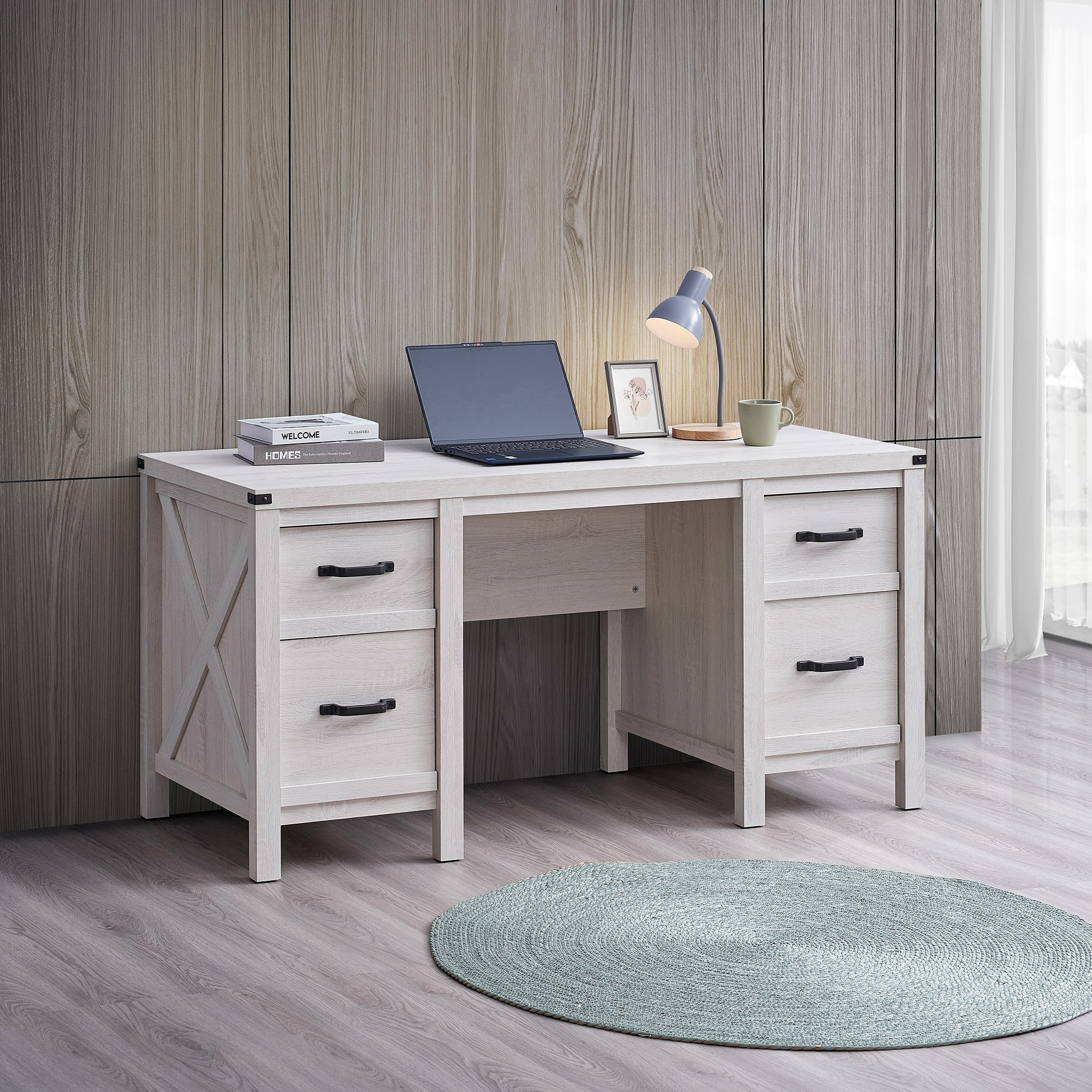 مكتب دراسة من برادفورد-hbxfurniture-office-desks-image-1