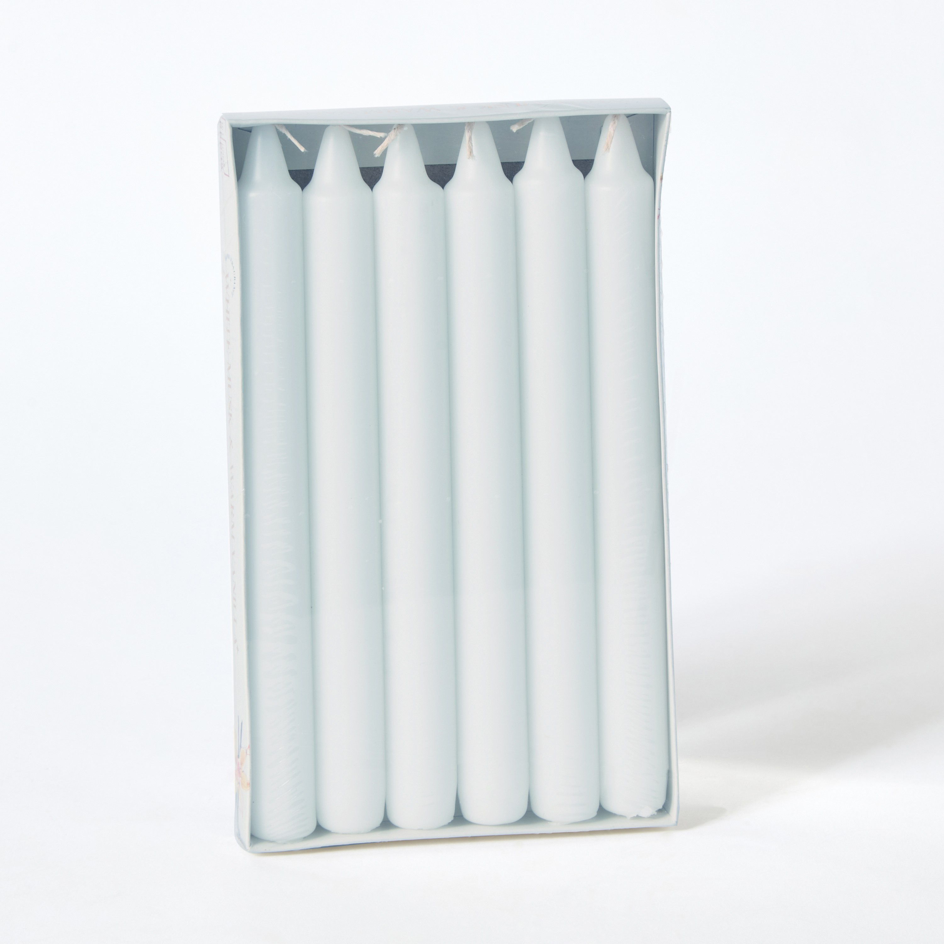 Qara 6-Piece White Musk and Warm Vanilla Dinner Candle Set - 55 g-hbxlivingroom-decorandaccessories-candles-image-5