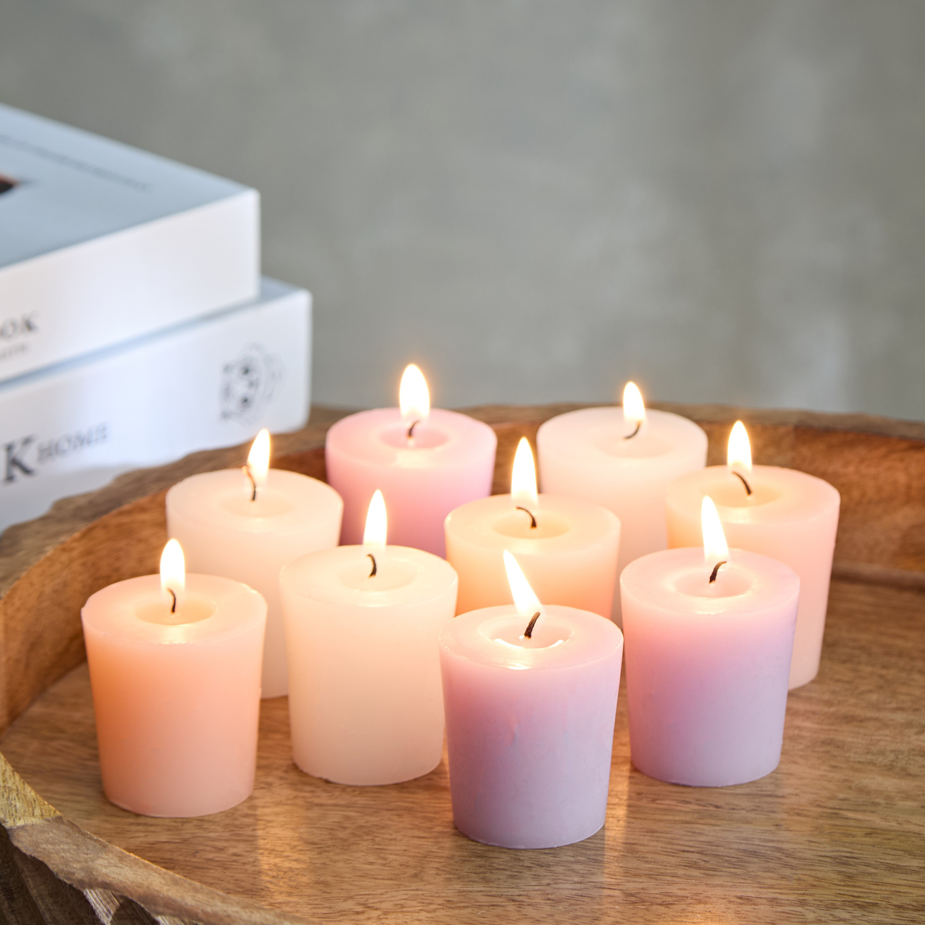 طقم شموع فوتيف 6 قطع بالمسك الأبيض والفانيليا الدافئة من قارا - 48 جم-hbxlivingroom-decorandaccessories-candles-image-4