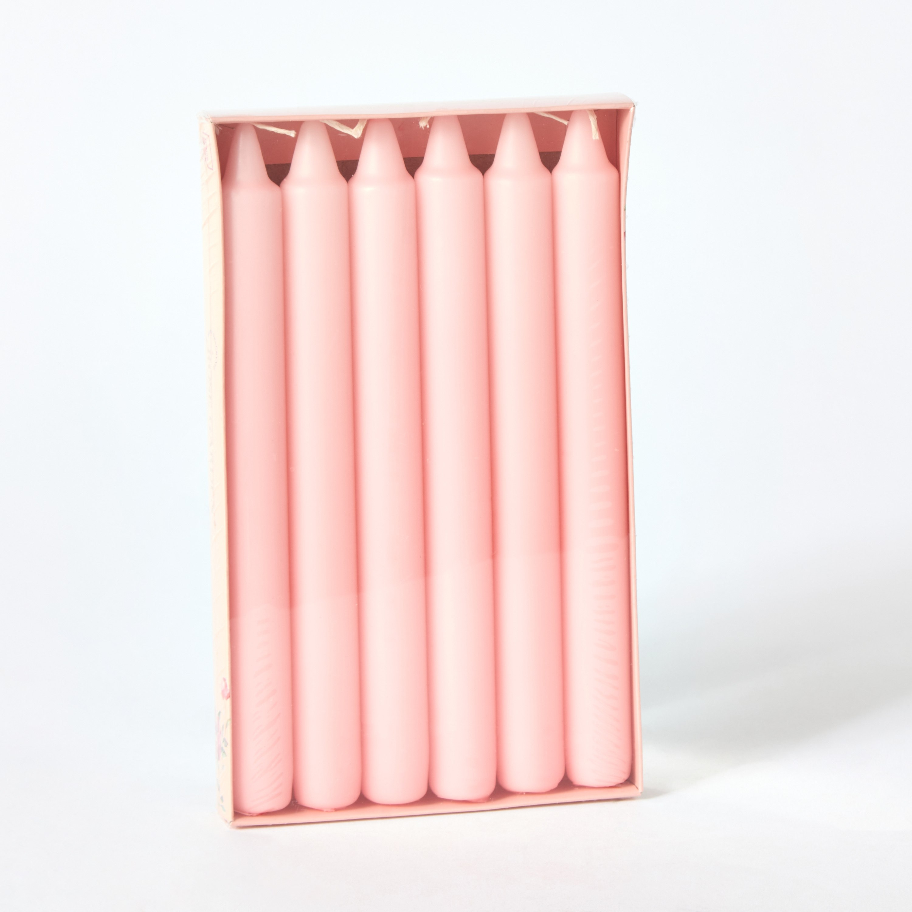طقم شموع عشاء مضغوطة 6 قطع روز جاردن من قارا - 55 جم-hbxlivingroom-decorandaccessories-candles-image-5