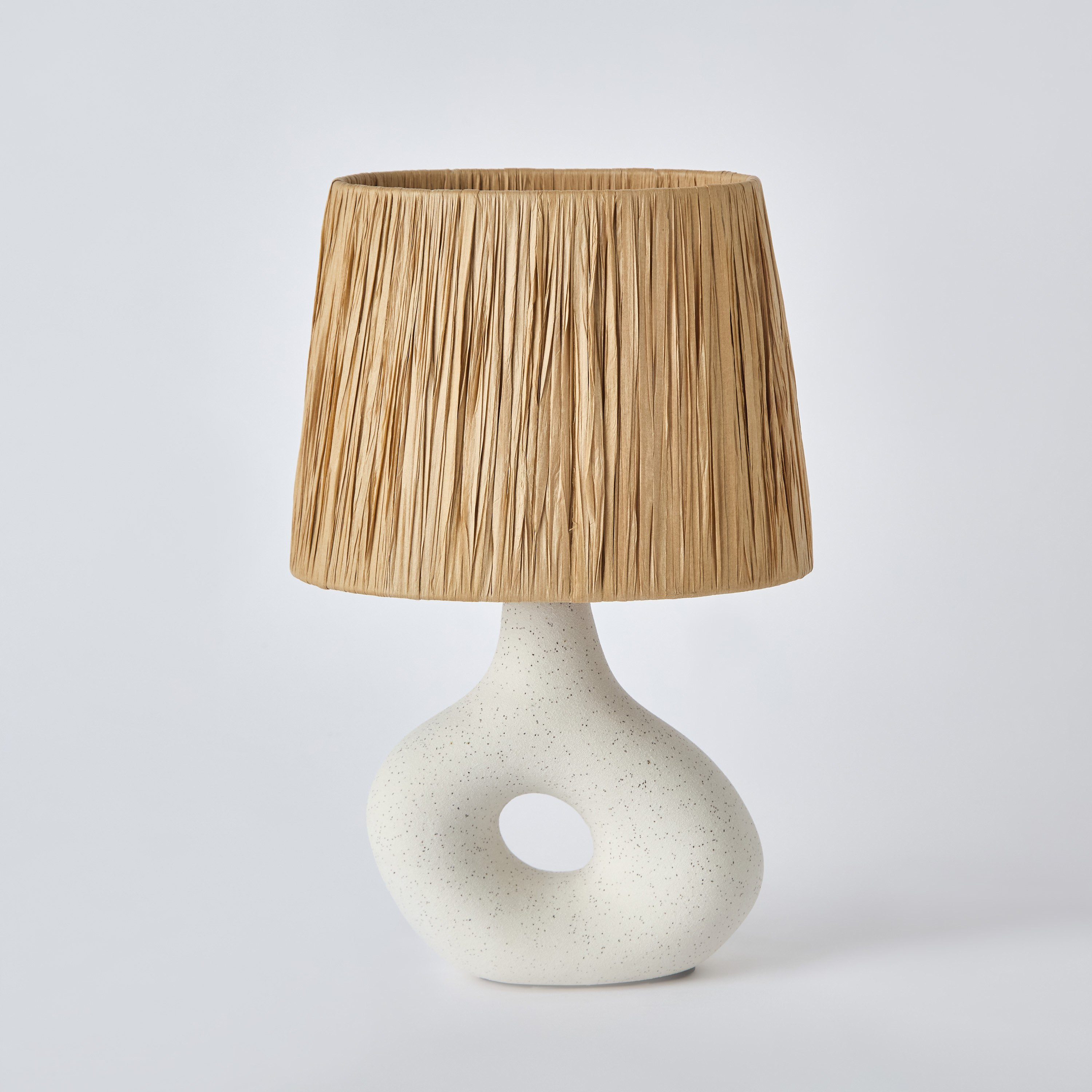 Amelie Ceramic Table Lamp with Paper Lampshade - 31 cm-hbxbedroom-lighting-tablelamps-image-7