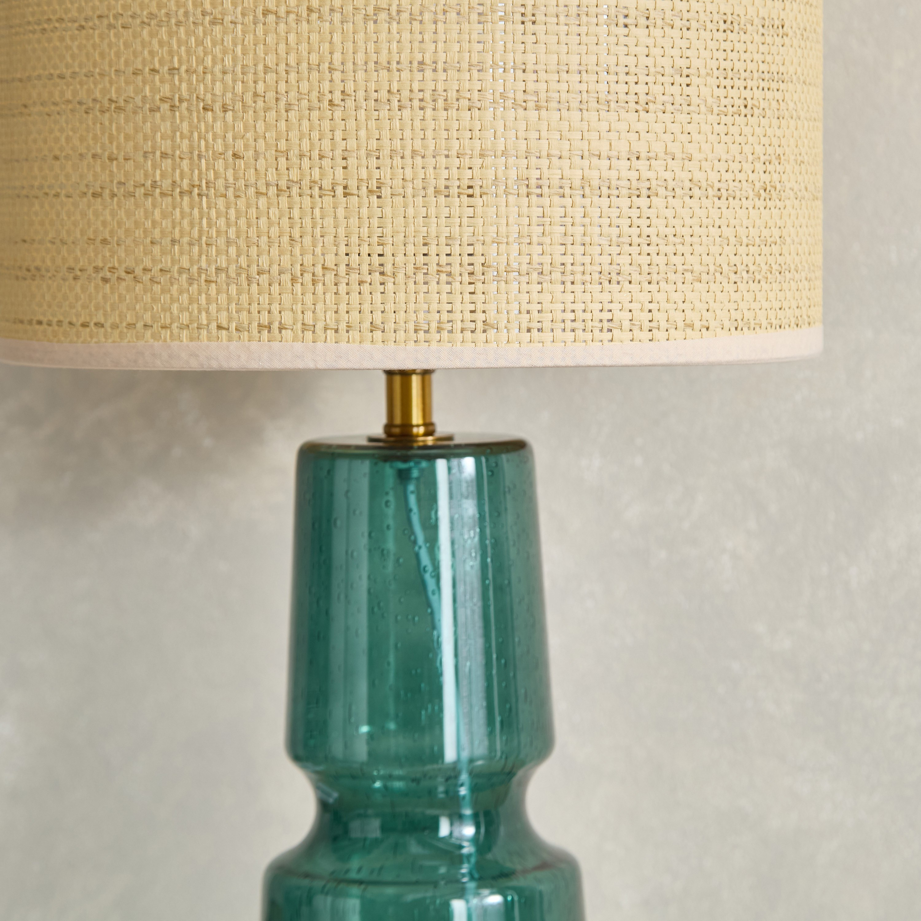 Amelie Table Lamp with Glass Base and Paper Shade - 50 cm-PROMO_HB_AE_B2G2_011025-image-3