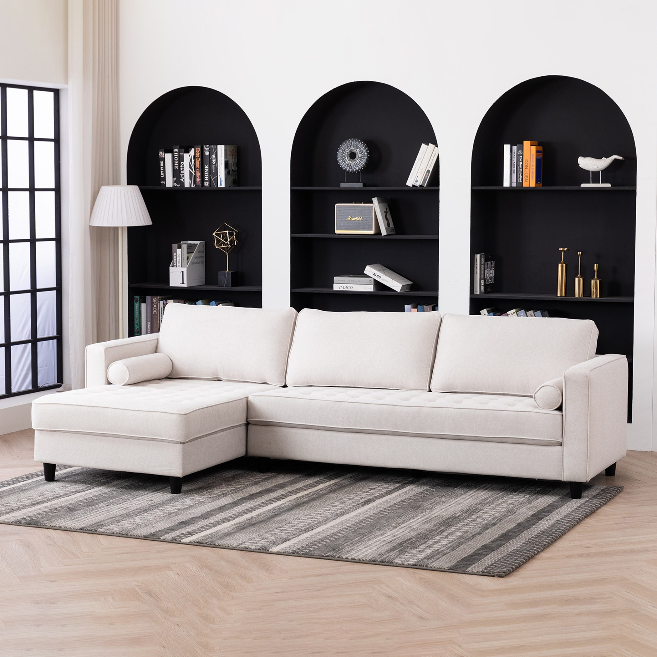 كنبة ركنية يسار 4 مقاعد قماش من كينسي-hbxlivingroom-sofasandarmchairs-cornersofas-image-2