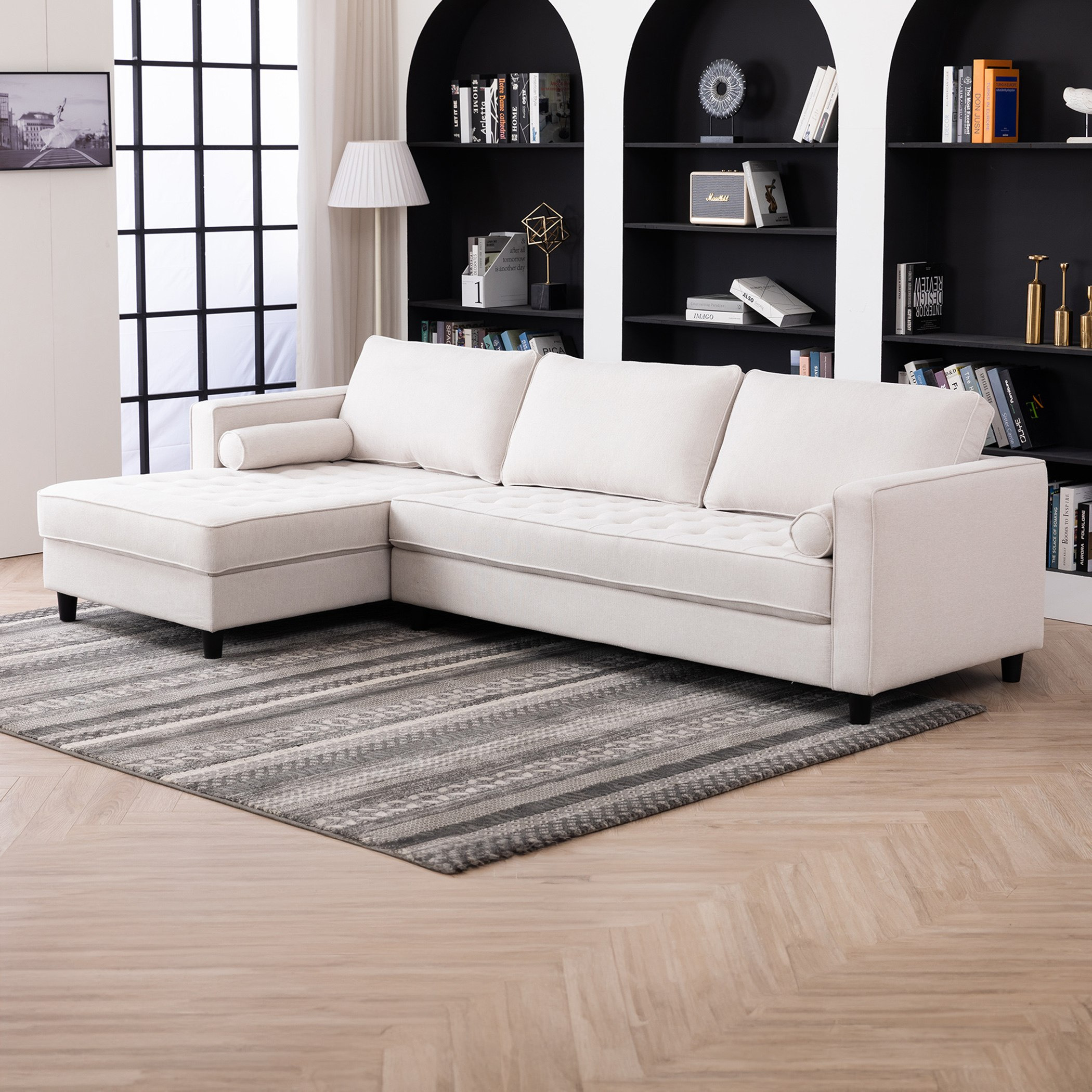 كنبة ركنية يسار 4 مقاعد قماش من كينسي-hbxlivingroom-sofasandarmchairs-cornersofas-image-4