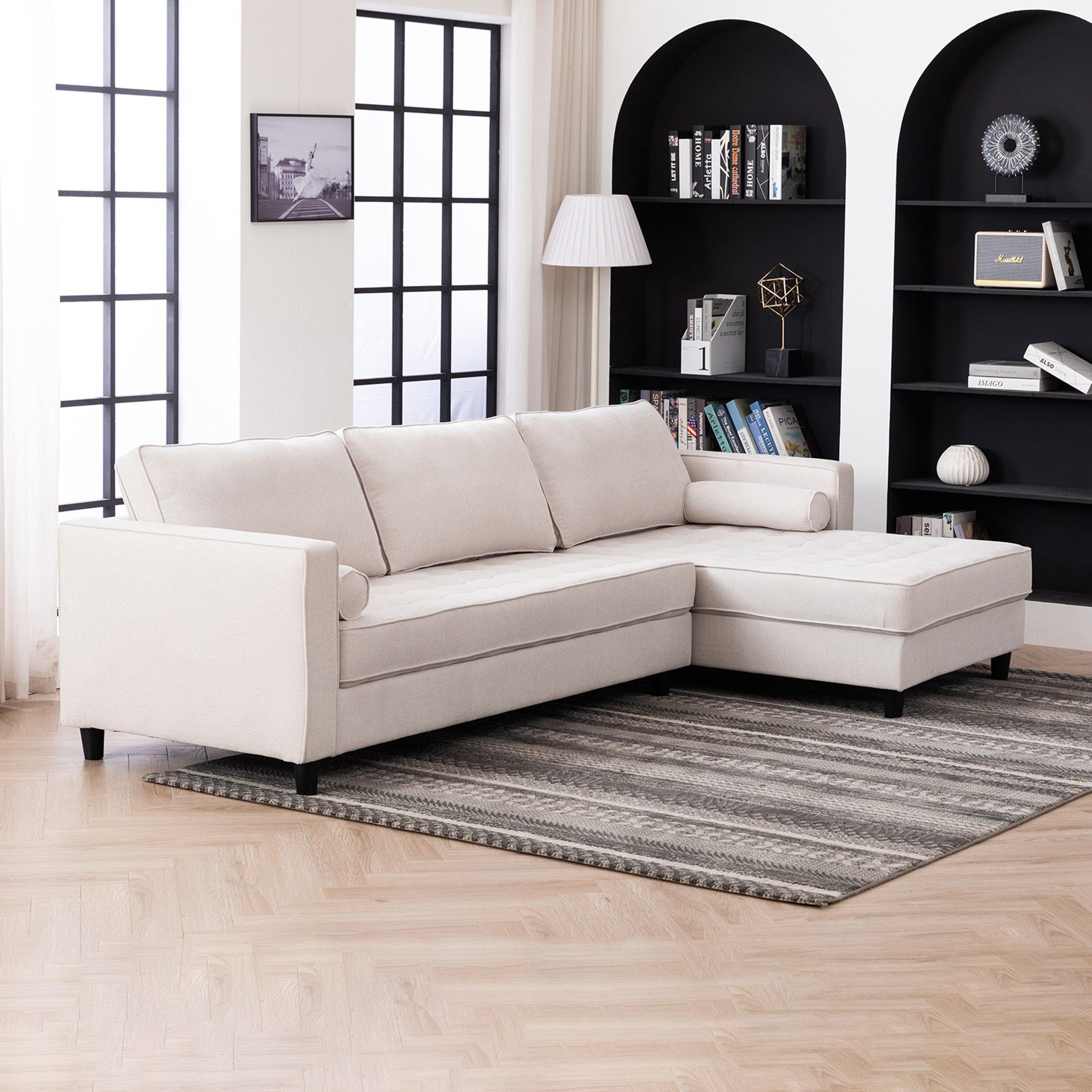 كنبة ركنية يمين 4 مقاعد قماش من كينسي-hbxlivingroom-sofasandarmchairs-cornersofas-image-3