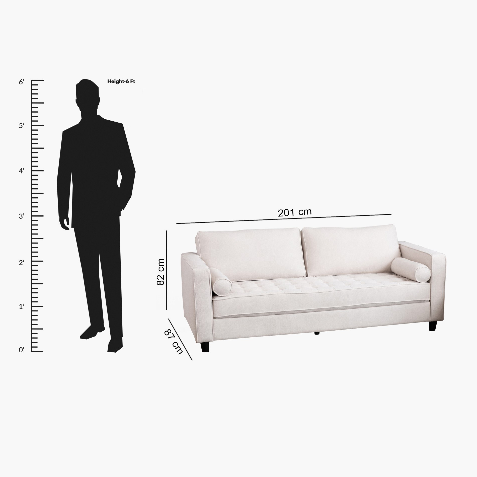 كنبة قماش 3 مقاعد مع 2 وسادة مستديرة من كينزي-hbxlivingroom-sofasandarmchairs-sofas-image-16