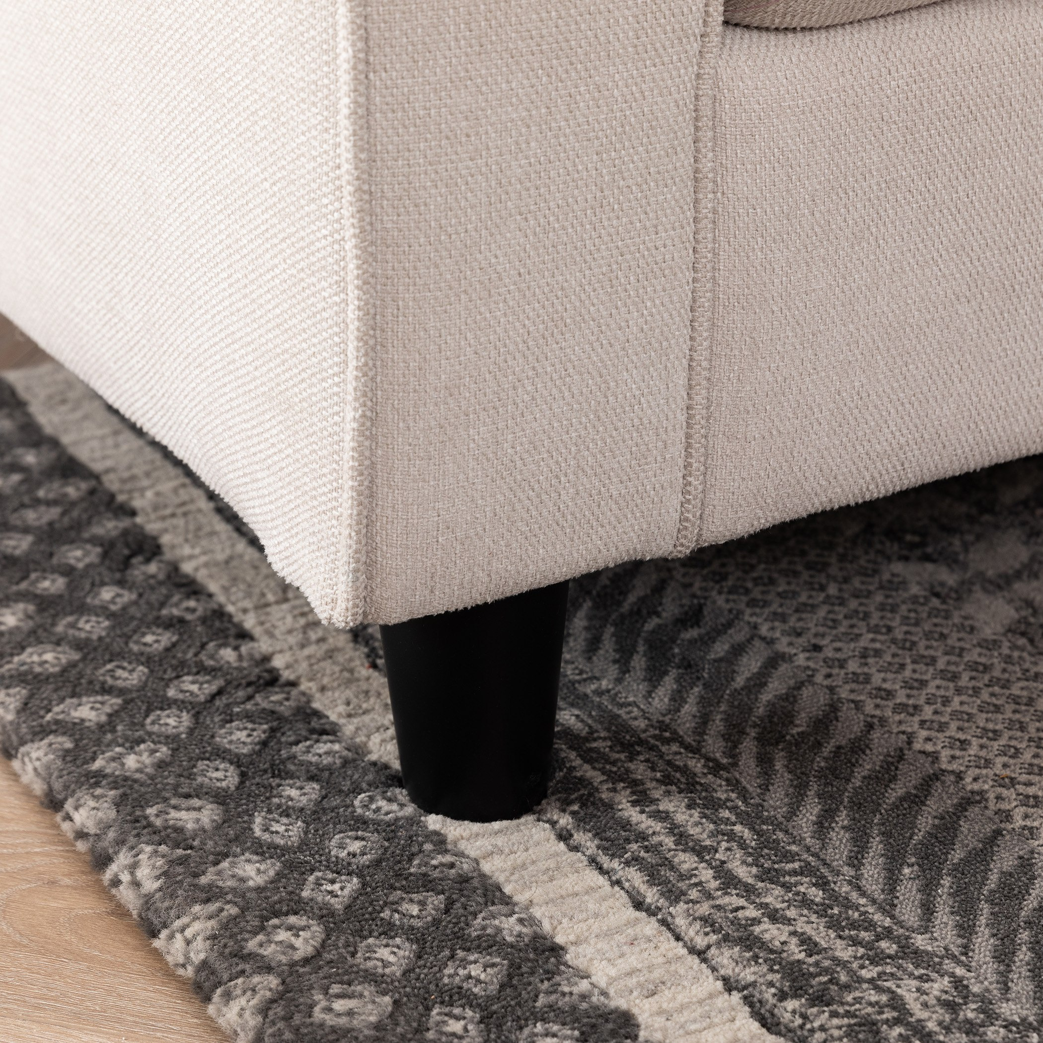كنبة قماش مقعدين مع 2 وسادة مستديرة من كينزي-hbxlivingroom-sofasandarmchairs-sofas-image-12
