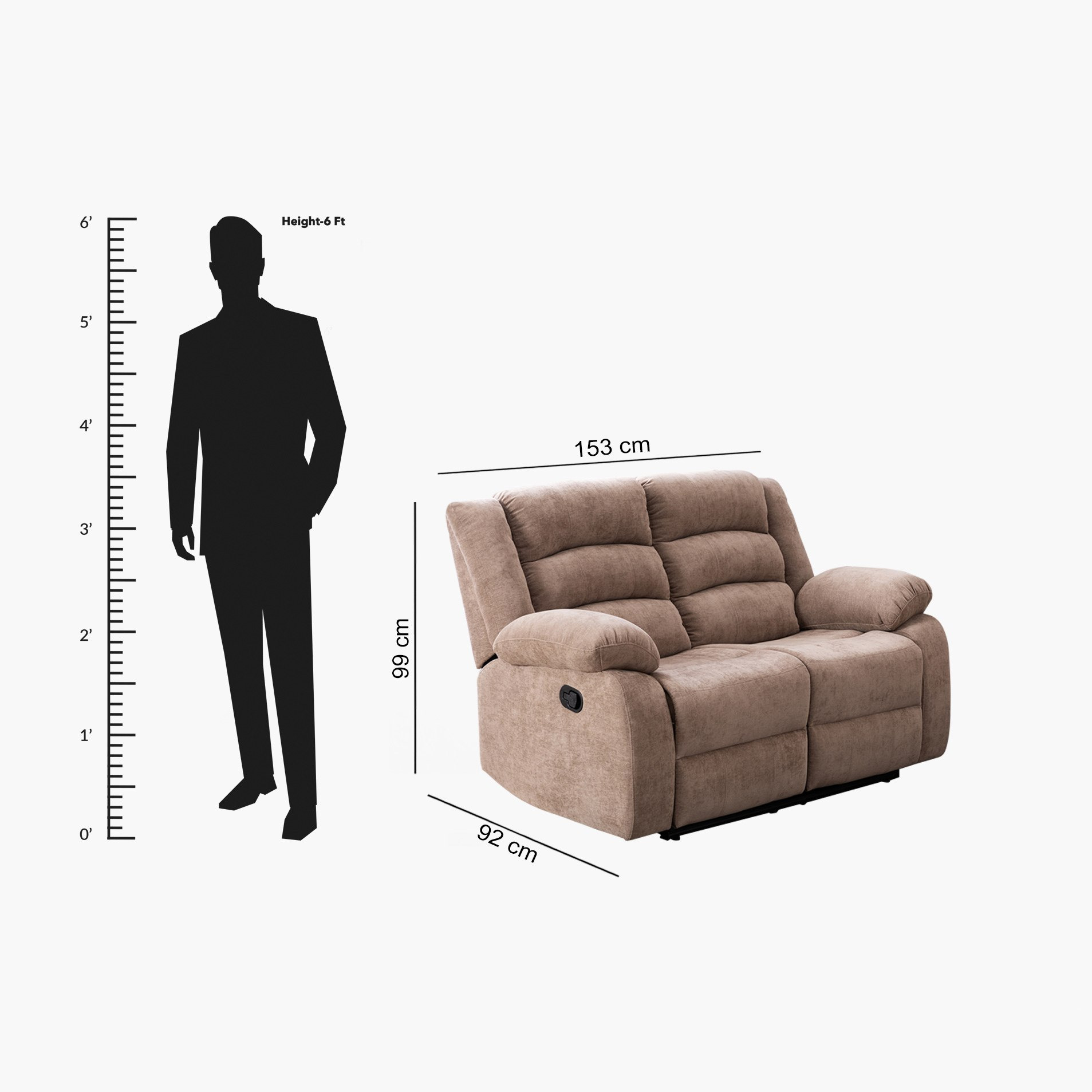 كنبة استرخاء قماش مقعدين من كوستواي-hbxlivingroom-sofasandarmchairs-sofas-image-17