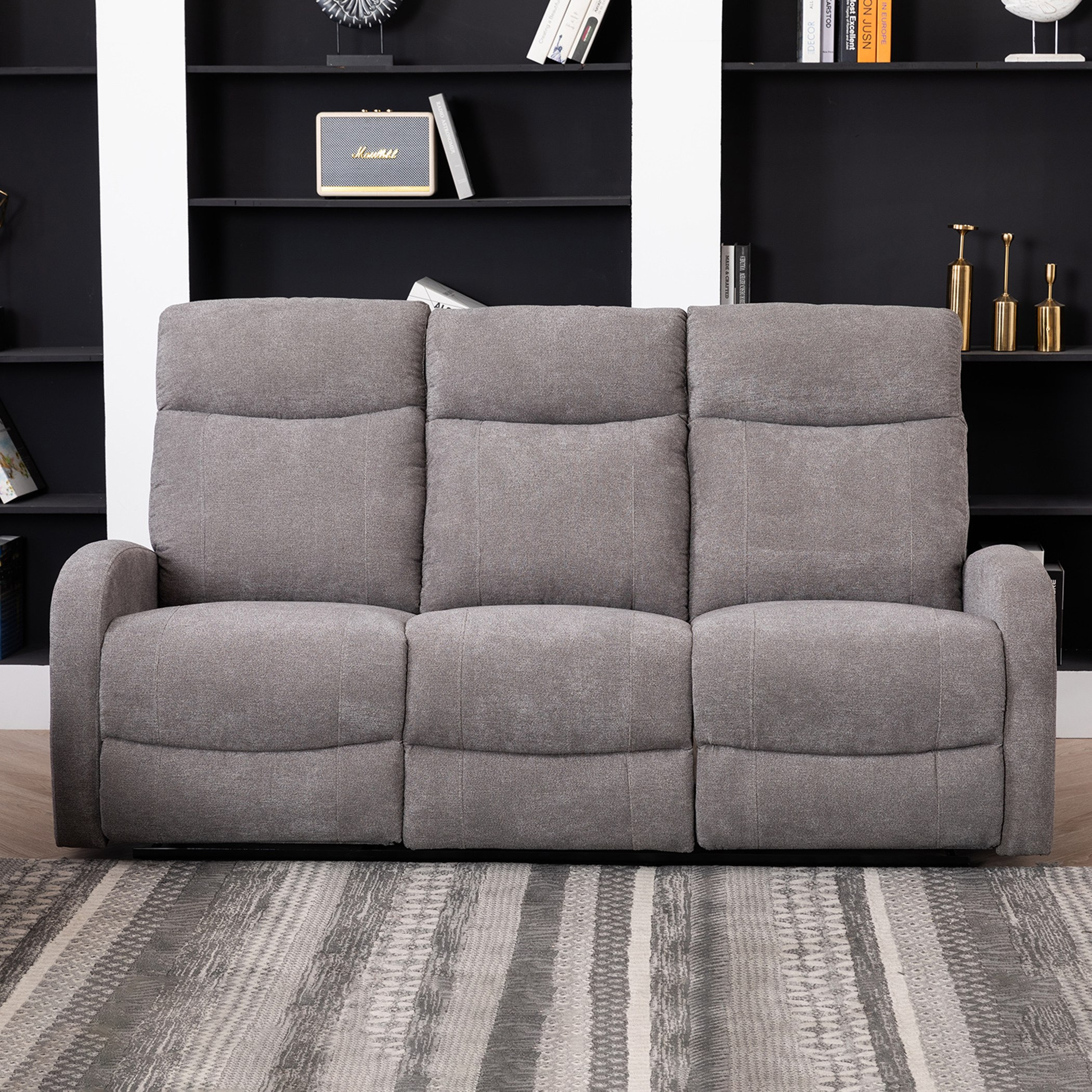 كنبة استرخاء قماش 3 مقاعد من ديروين-hbxlivingroom-sofasandarmchairs-sofas-image-1