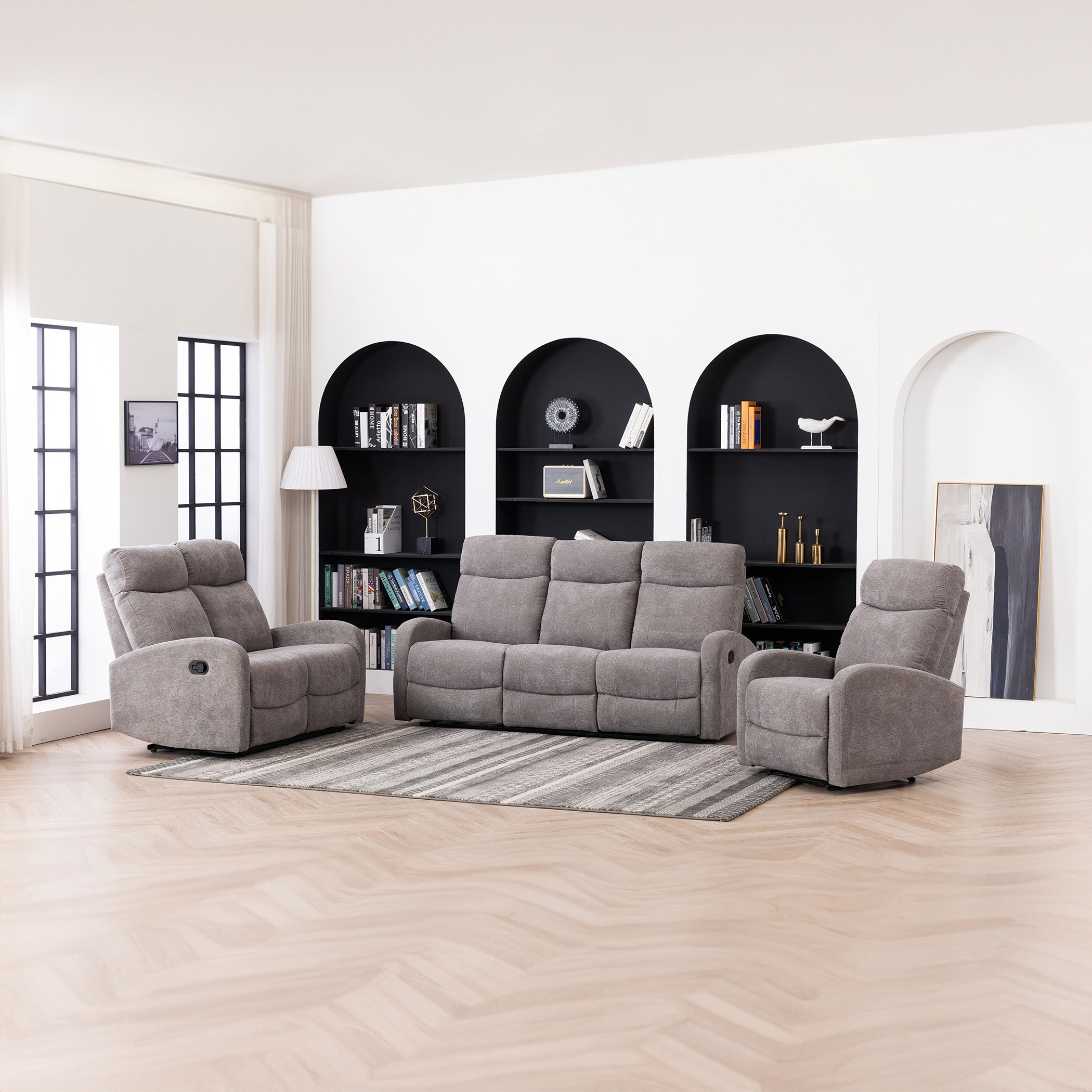 كنبة استرخاء قماش 3 مقاعد من ديروين-hbxlivingroom-sofasandarmchairs-sofas-image-8