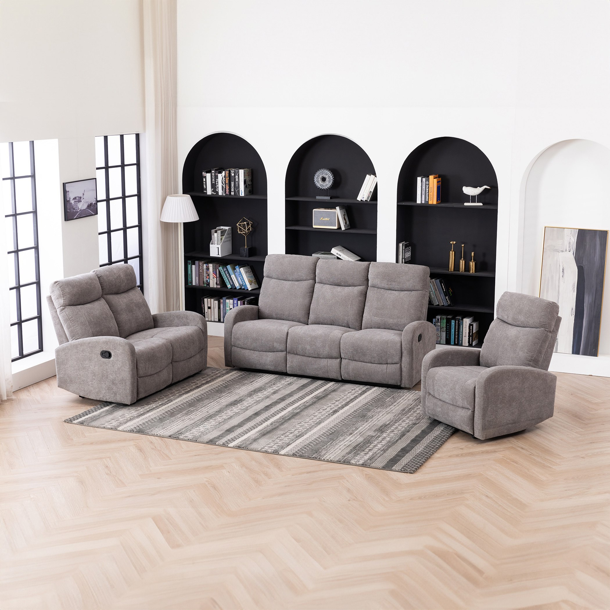 كنبة استرخاء قماش 3 مقاعد من ديروين-hbxlivingroom-sofasandarmchairs-sofas-image-9