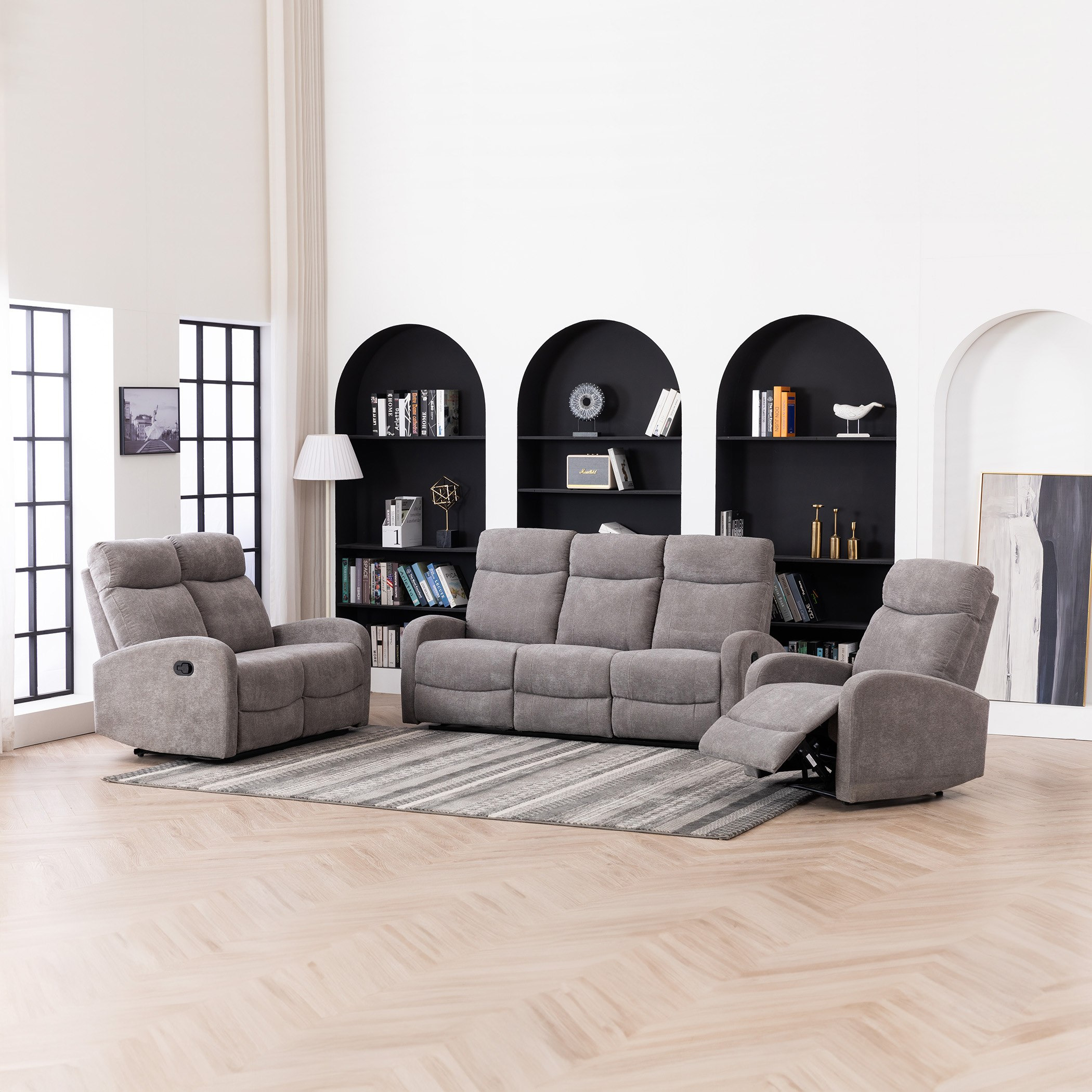 كنبة استرخاء قماش مقعدين من ديروين-hbxlivingroom-sofasandarmchairs-sofas-image-11