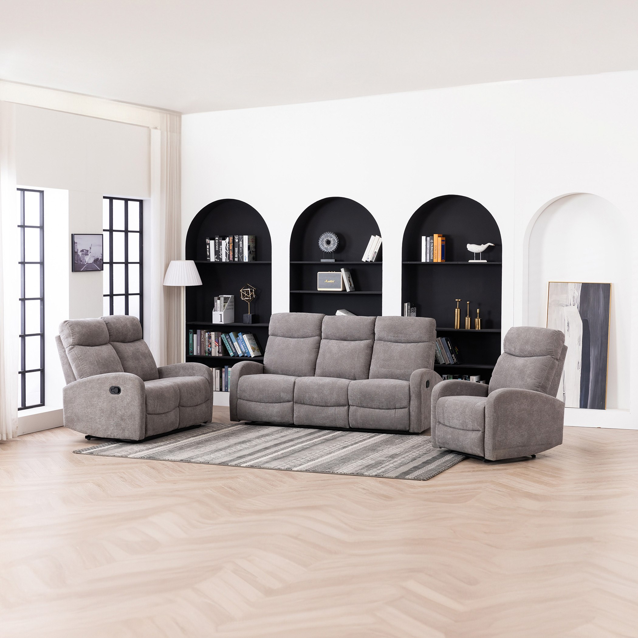 كنبة استرخاء قماش مقعدين من ديروين-hbxlivingroom-sofasandarmchairs-sofas-image-9