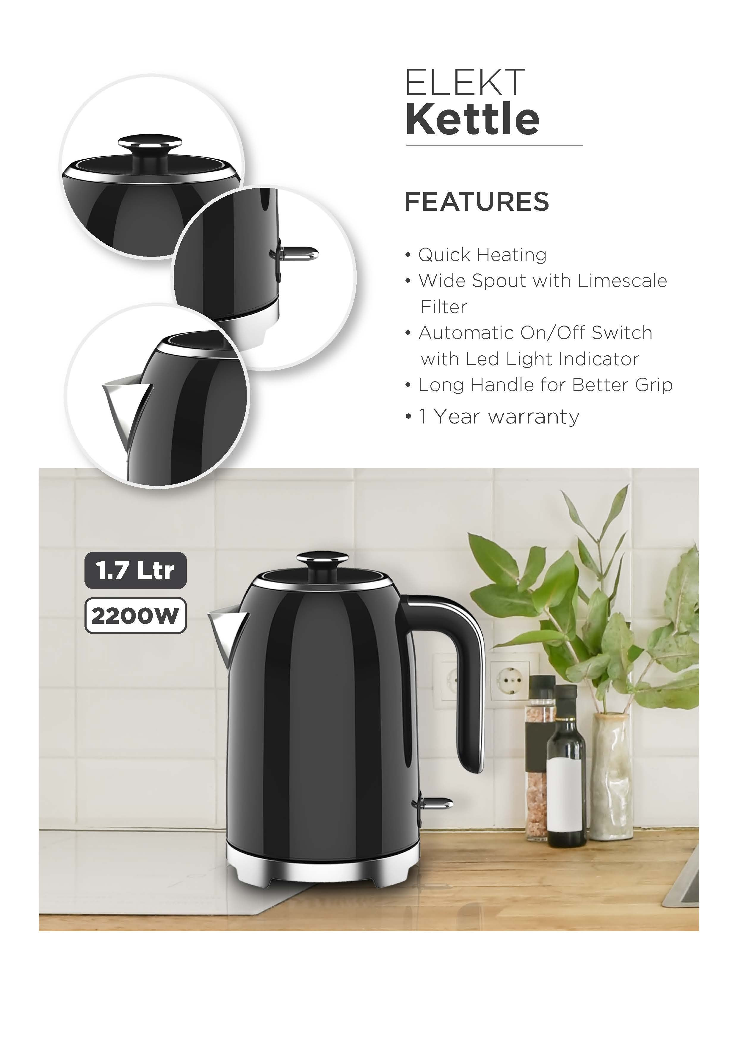 غلاية أوتوماتيكية 2200 واط من إلكترا - 1.7 لتر-hbxhomeware-hbxkitchen-image-7