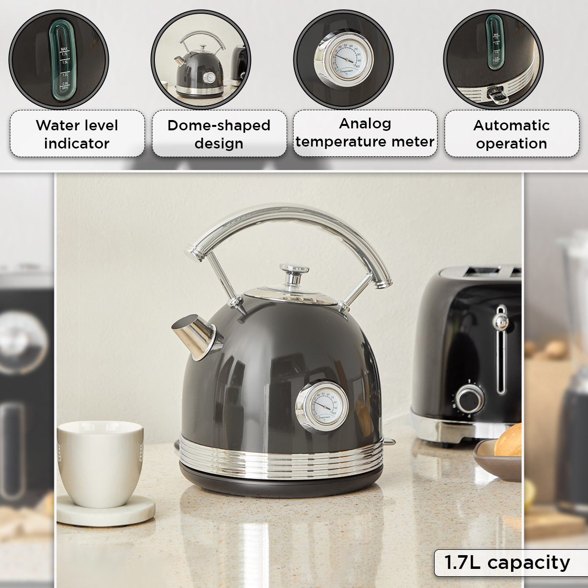 Elekt 2200 W Automatic Dome Shape Kettle - 1.7 L-hbxhomeware-hbxkitchen-image-5