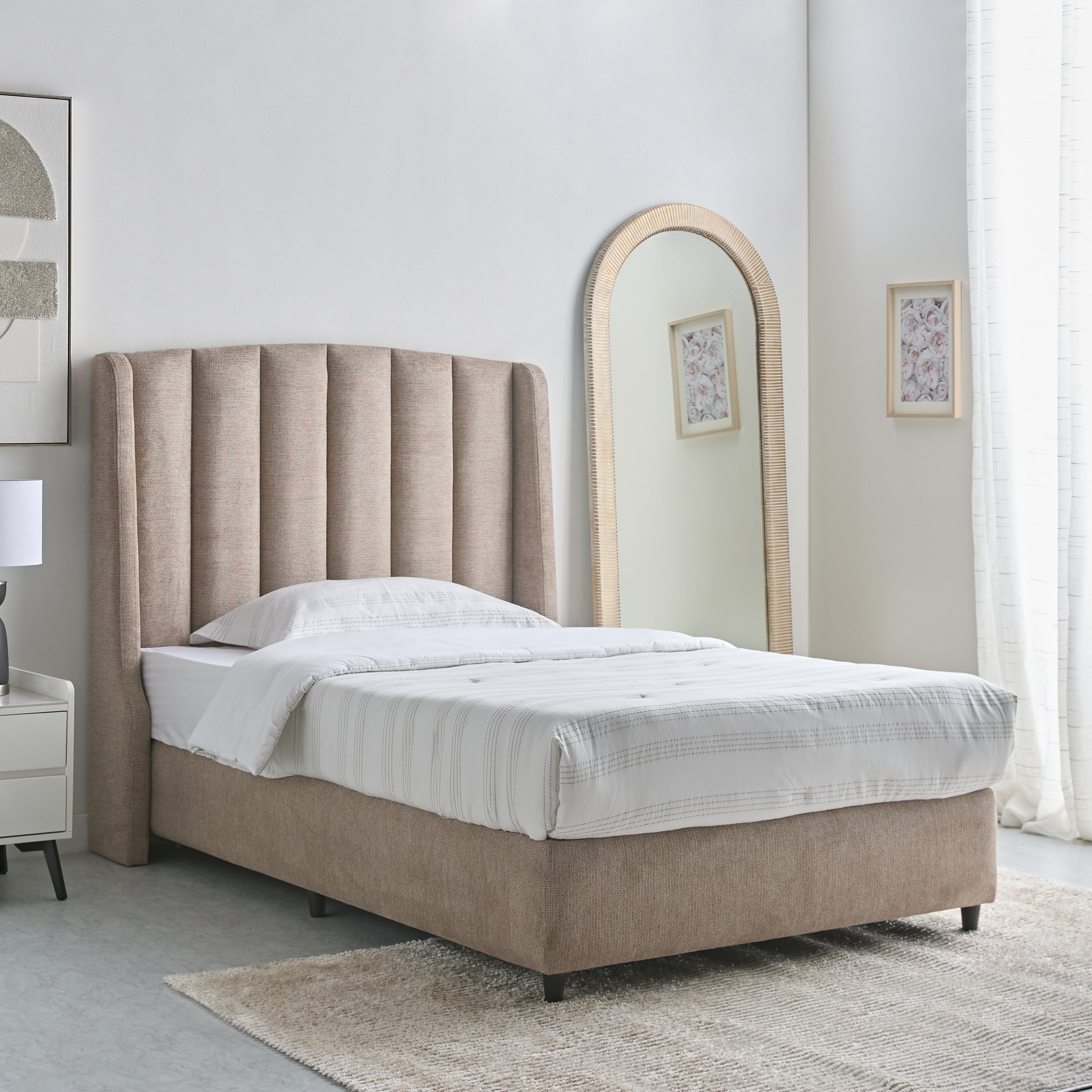 سرير توين منجد من ماين لويس - 120x200 سم-hbxbedroom-bedsandbedsets-upholsteredbeds-twin-image-1