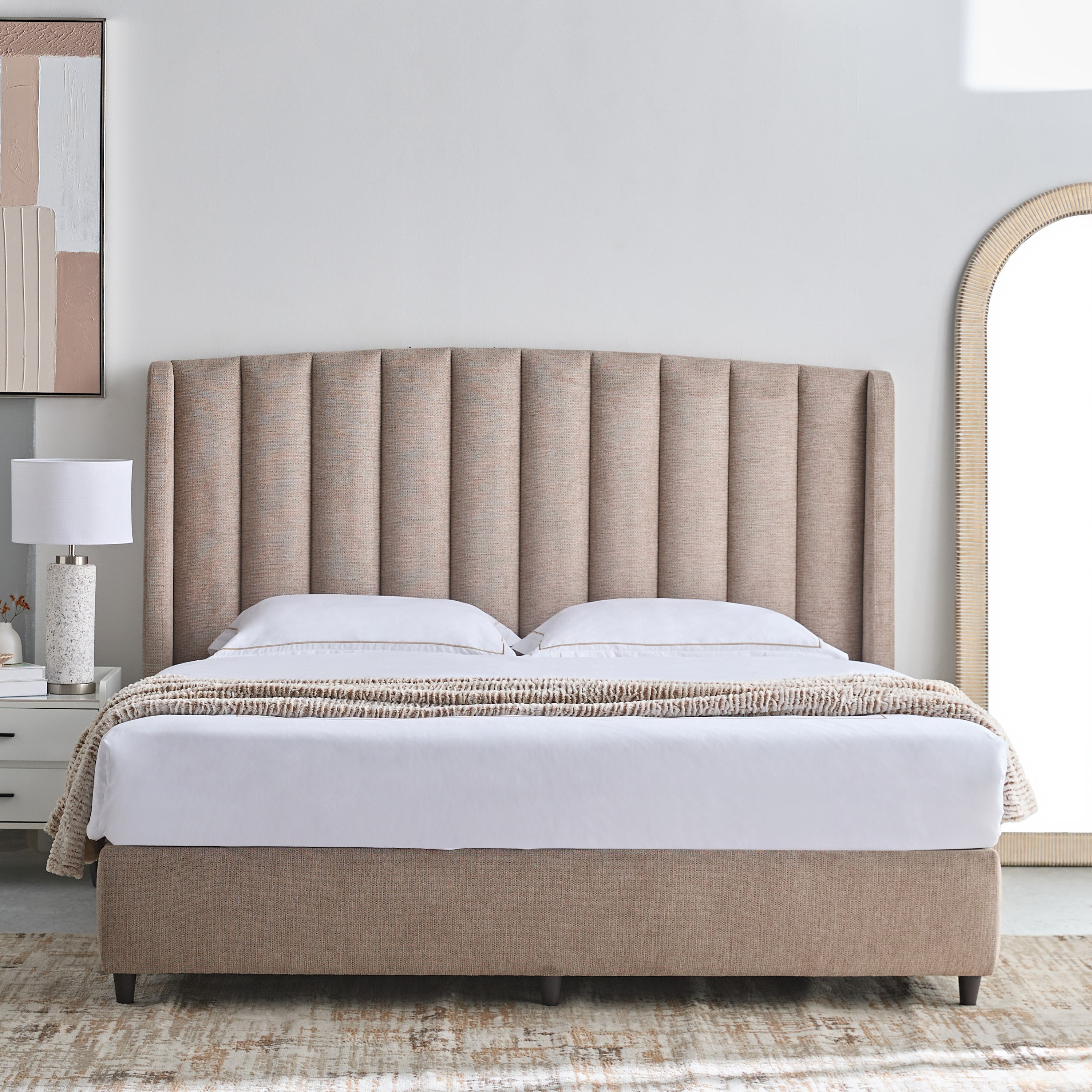 سرير كينج منجد من ماين لويس - 180x200 سم-hbxfurniture-bedsandbedsets-beds-king-image-2