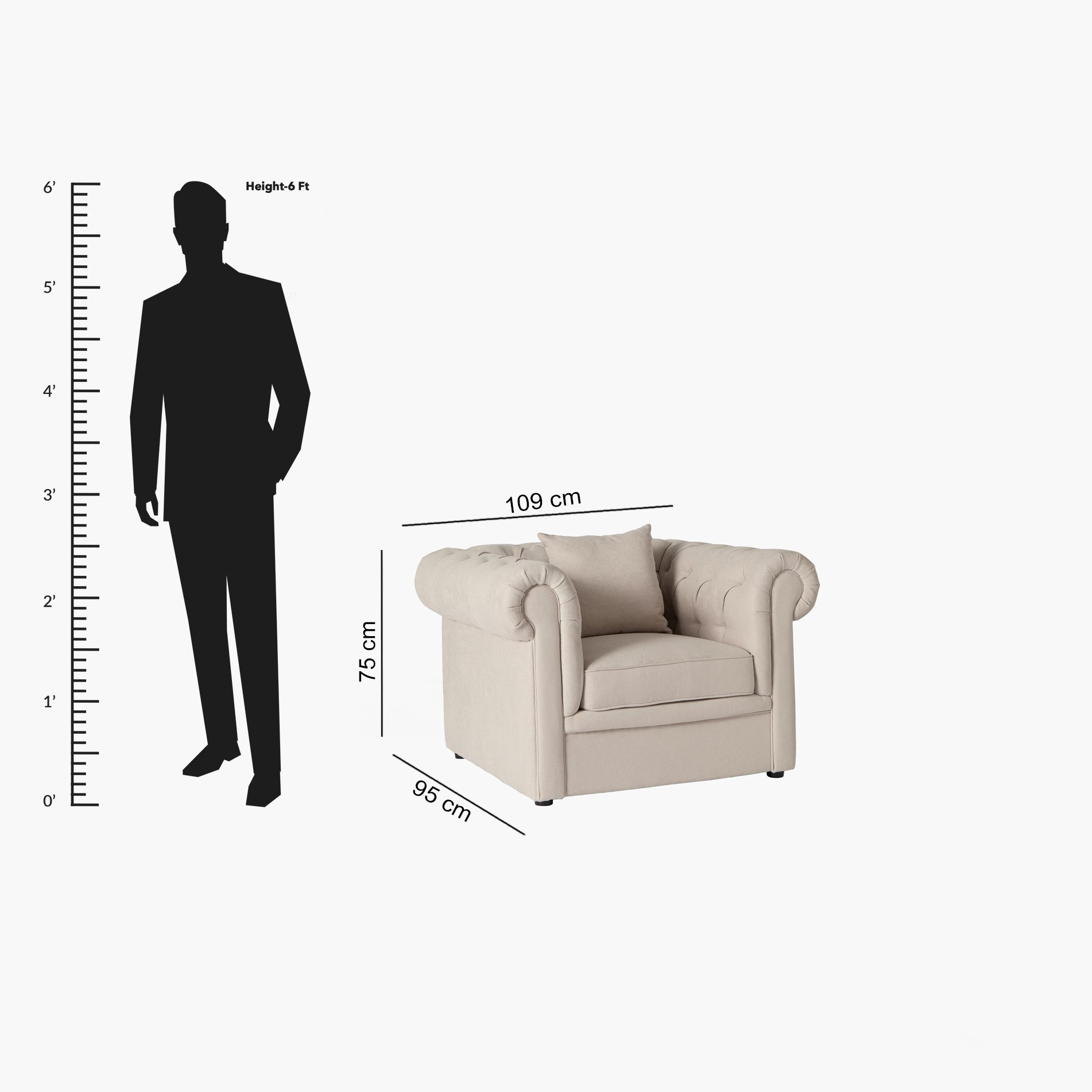 كنبة فردية قماش بمساند ذراعين مع وسادة من سيبريس-hbxfurniture-sofasandarmchairs-armchairs-image-11